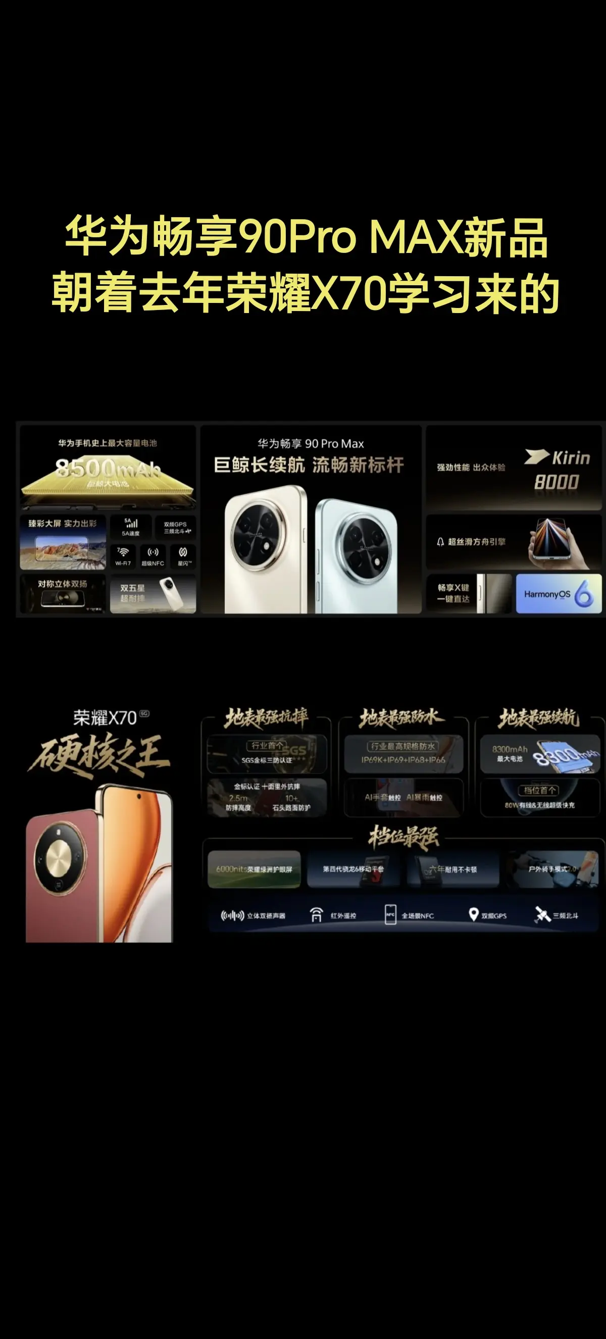 华为畅享90 Pro Max正式发布，有种熟悉的感觉？这不就是朝着20...