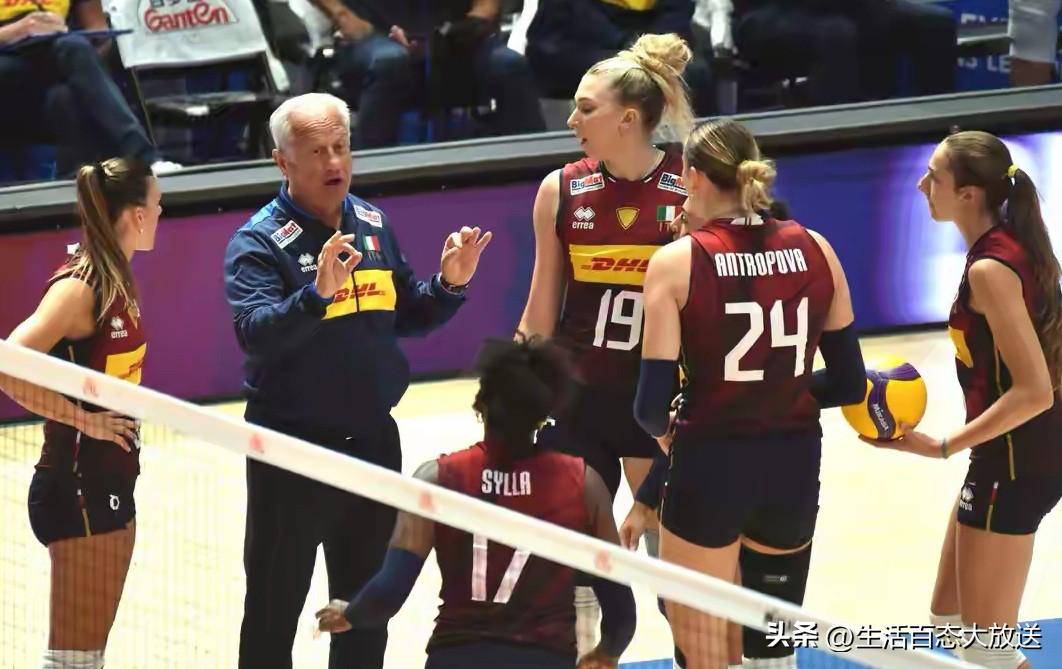 随着俄罗斯女排解禁，洛杉矶奥运周期，中国女排10大劲敌更新如下

1，🇮🇹意