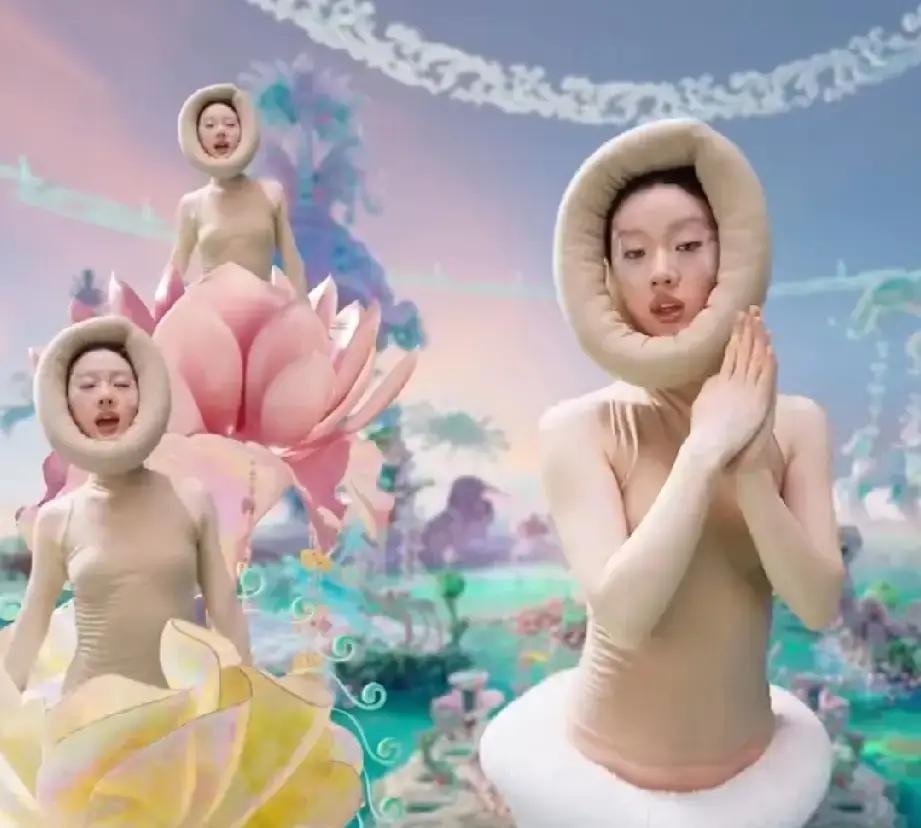 单依纯新MV上线，粉短发烟熏妆一出来，弹幕直接刷“这是谁”我第一遍也没认出来，造