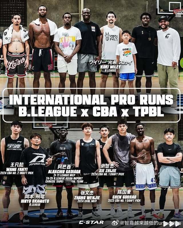 这个组合有点意思🤔亚洲篮球 ​​​