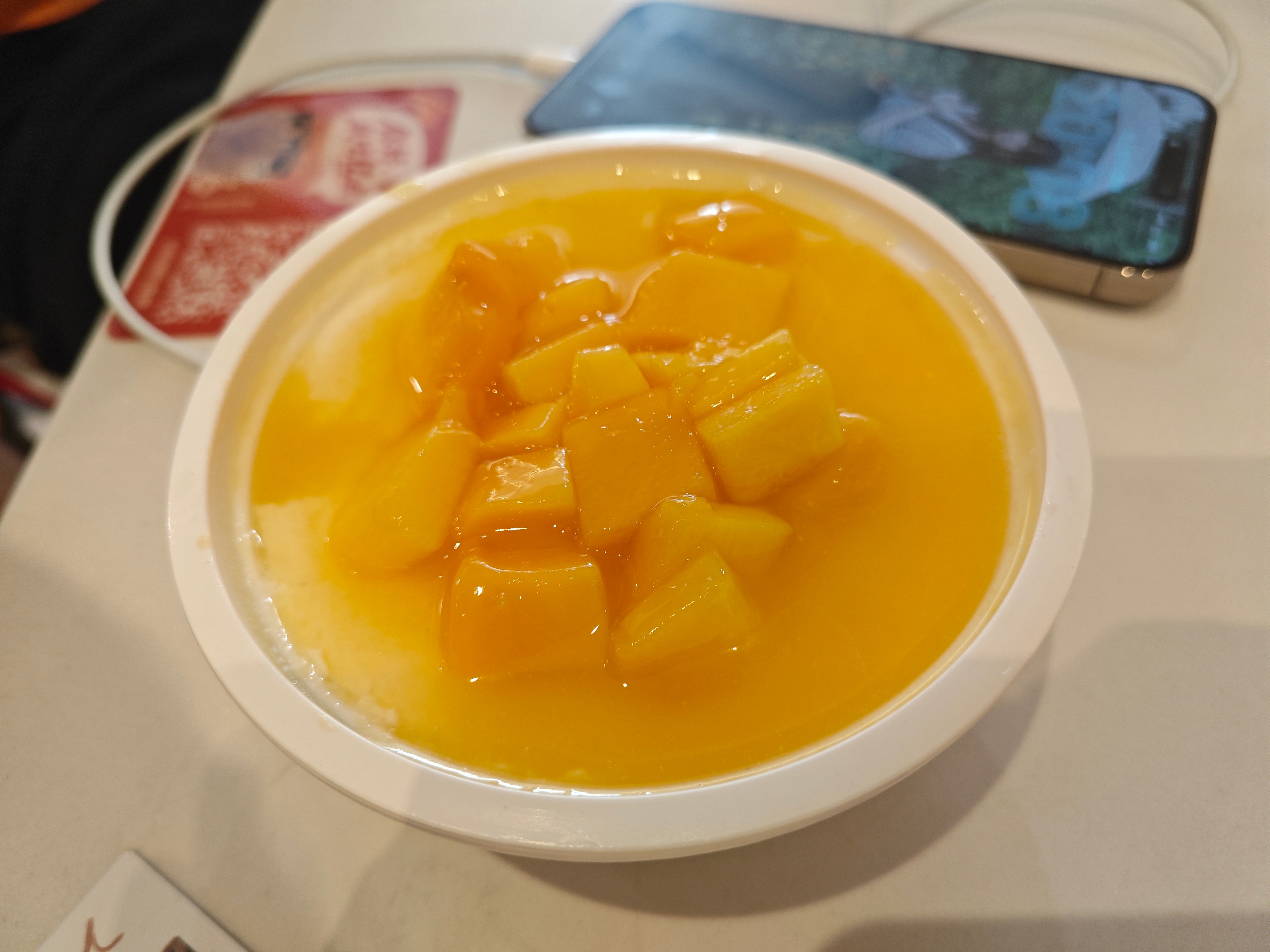 满记甜品自助结算画面 
