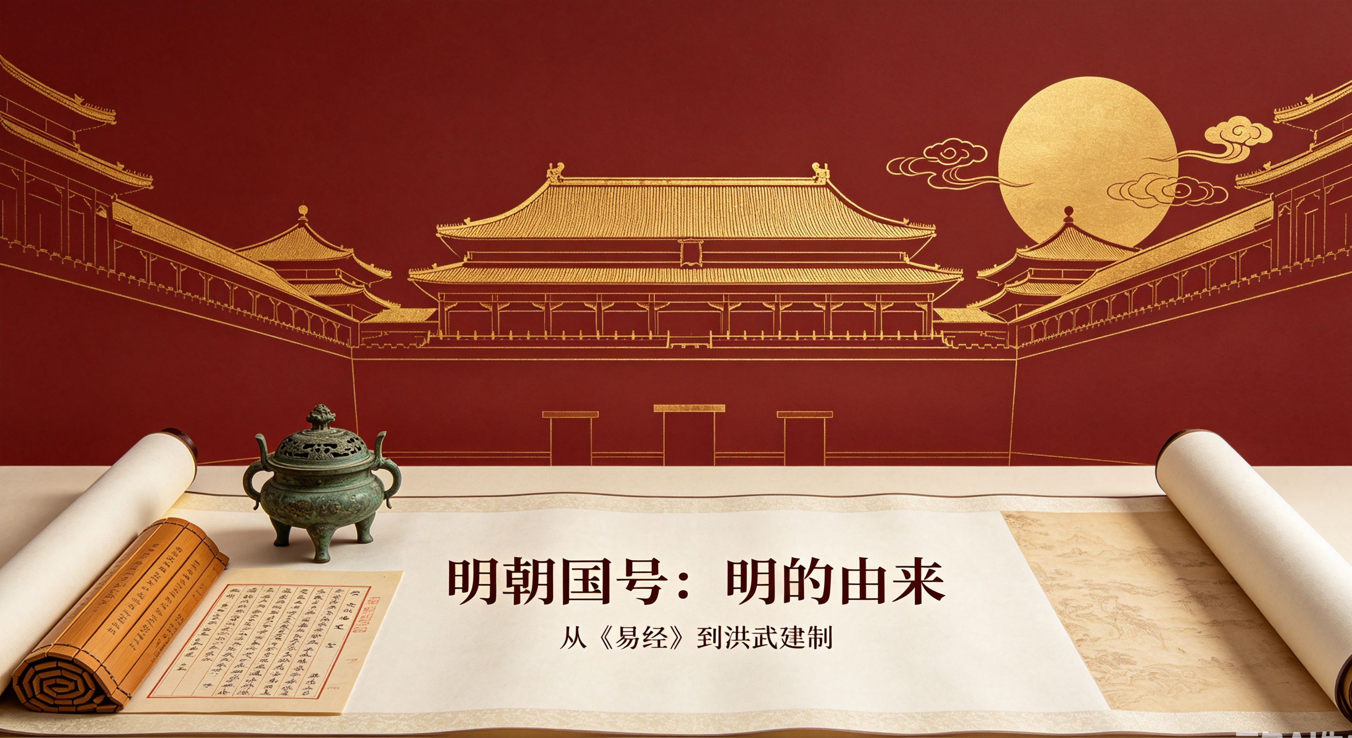 国号“大明”考据：世人皆传明教渊源，正史藏着易经正统但凡聊起明朝国号，民间最广为