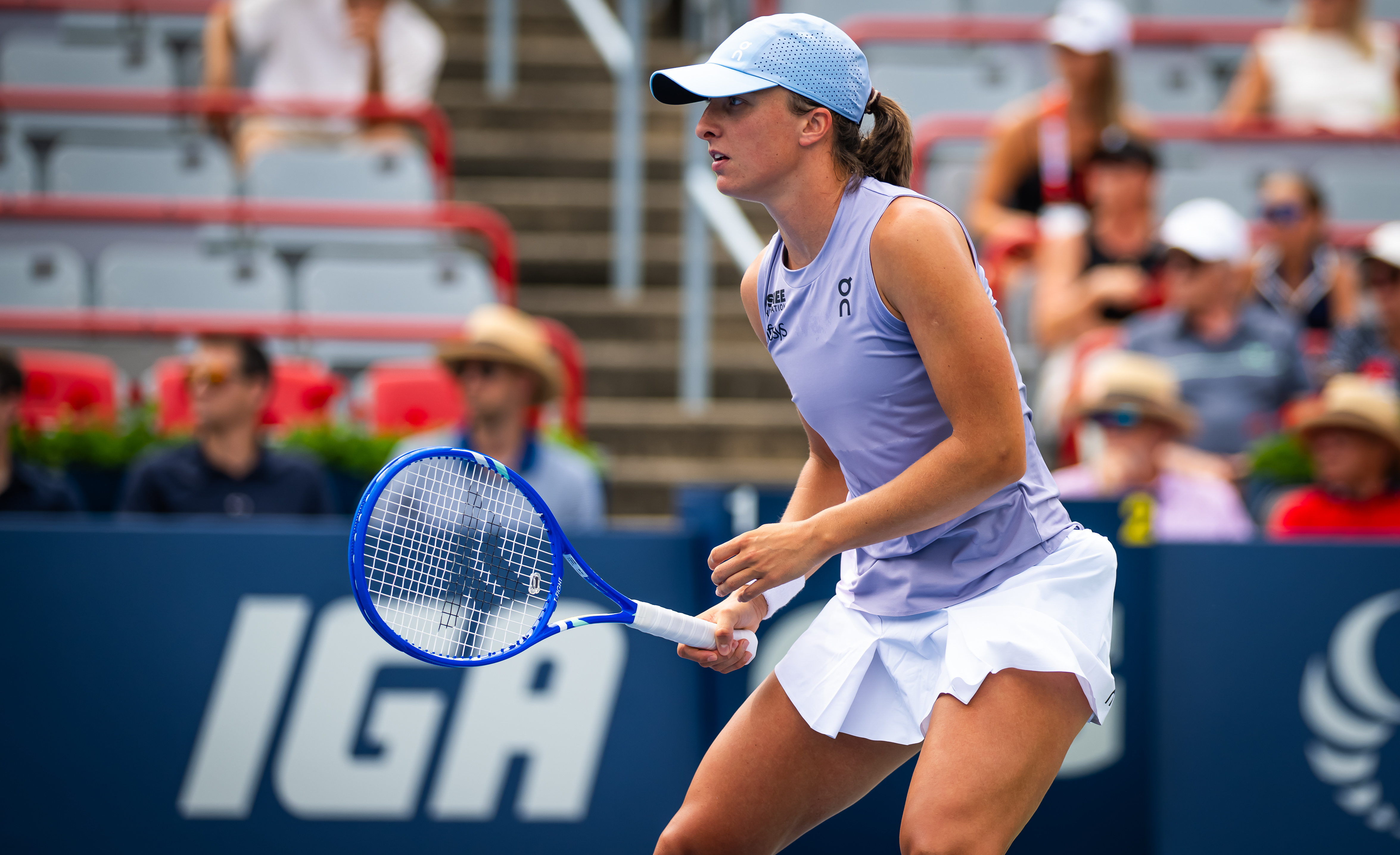 斯瓦泰克北美硬地开门红✅WTA1000蒙特利尔站第二轮，2号种子斯瓦泰克以6-3