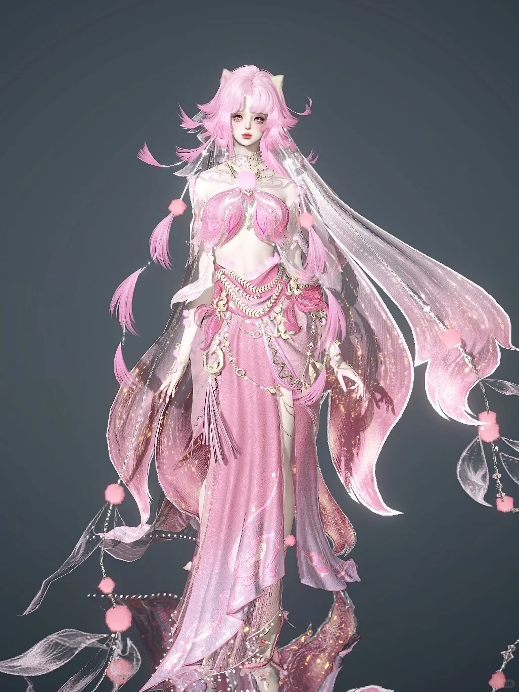 飞狐烁金染色丨粉色系的樱花仙子🎀💗