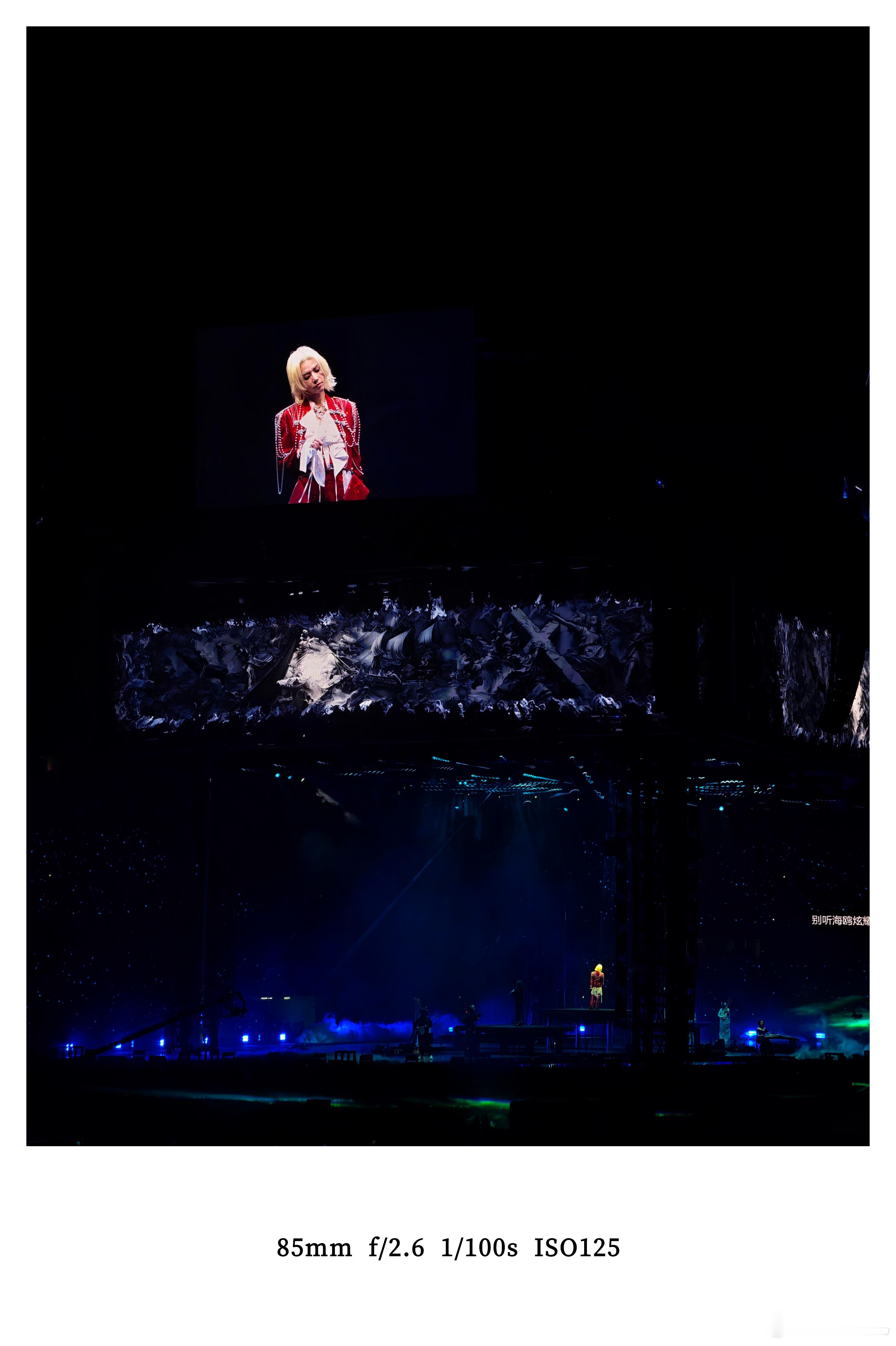 整理相册，翻到一张华晨宇演唱会拍的挺有感觉的照片，荣耀Magic 8Pro拍的，