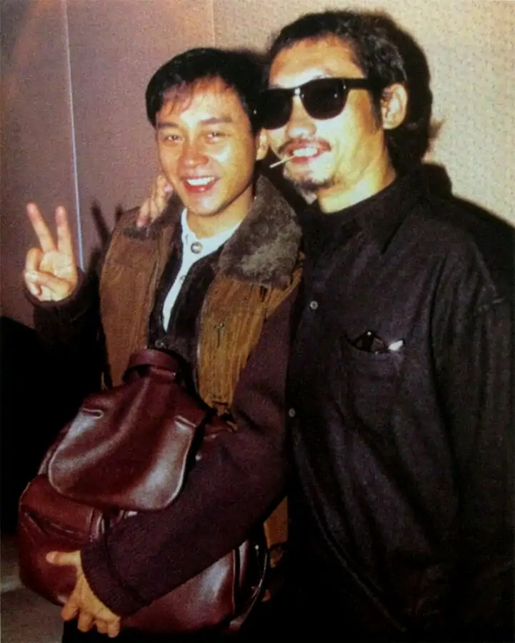 张国荣 1995年2月8日，《金玉满堂》剧组主创人员前往南台湾宣传兼游玩。他们在