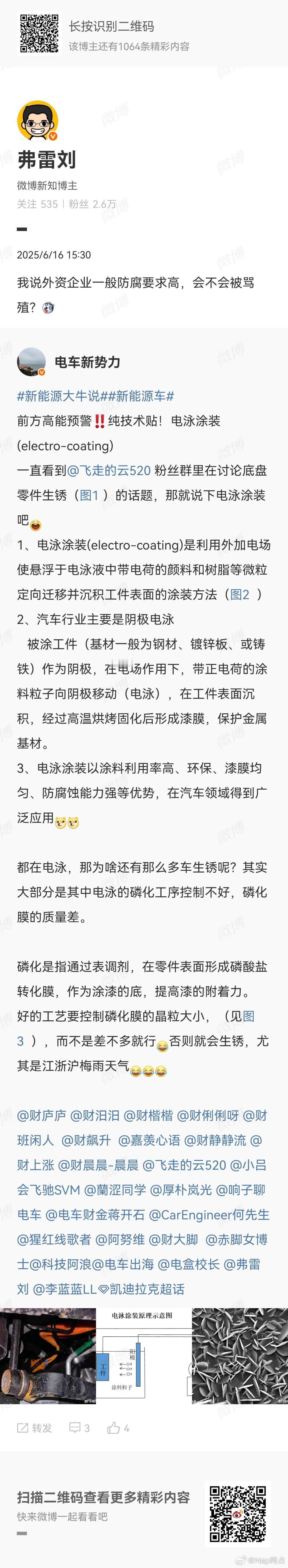刘博实话实说，之前参与的项目，BMW要求盐雾轮次是远远高于另一个品牌而当时参与的