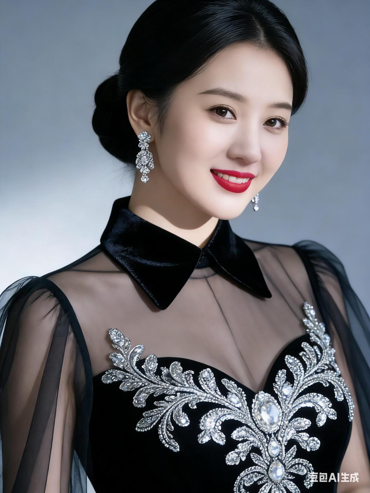 优雅黑天鹅，闪耀珠宝，气质满分！💃✨