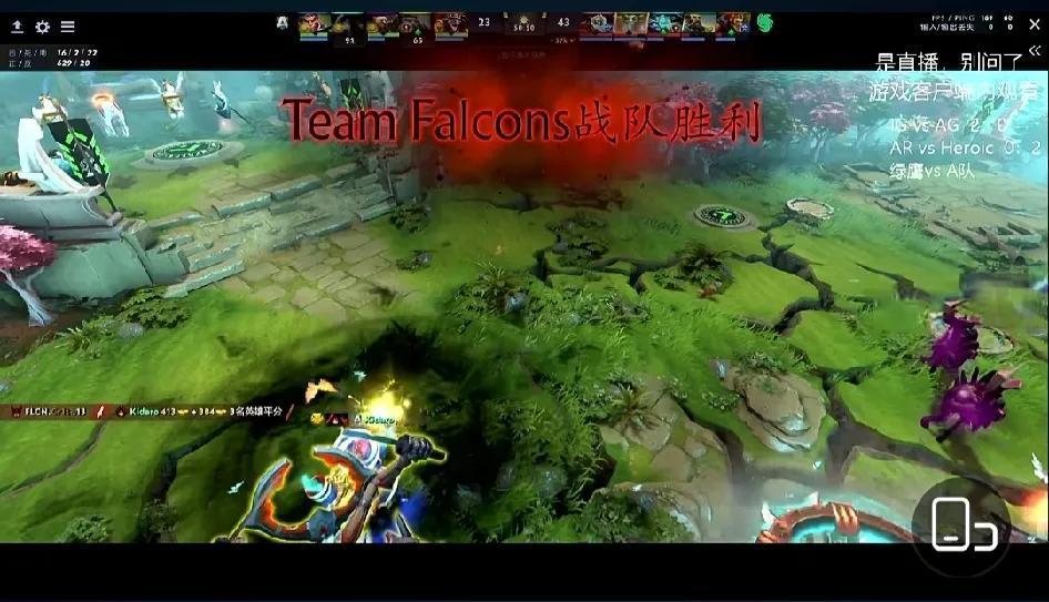 Falcons 2:1 A队

A队以为是一个鱼腩队，昨天IG输了感觉是IG拉夸
