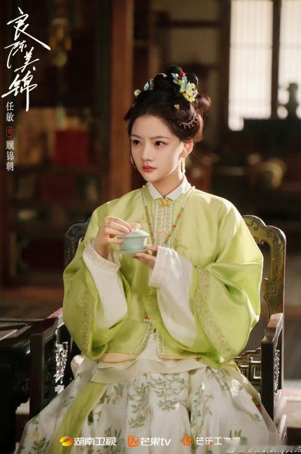 任敏古装电视剧良陈美锦谁能拒绝任敏的古装妆造啊，造型氛围感拉满，天选古人实锤，这