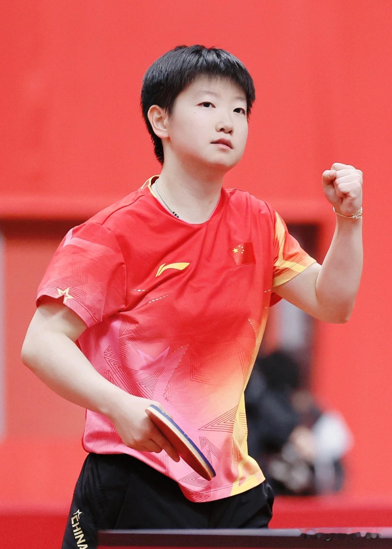 我能接受孙颖莎2比1输给勒布伦，
也能接受她在友谊赛里没赢，
但我实在接受不了，