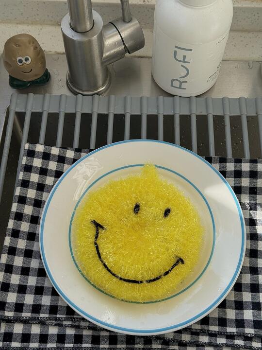 好乖的刷碗巾！😊