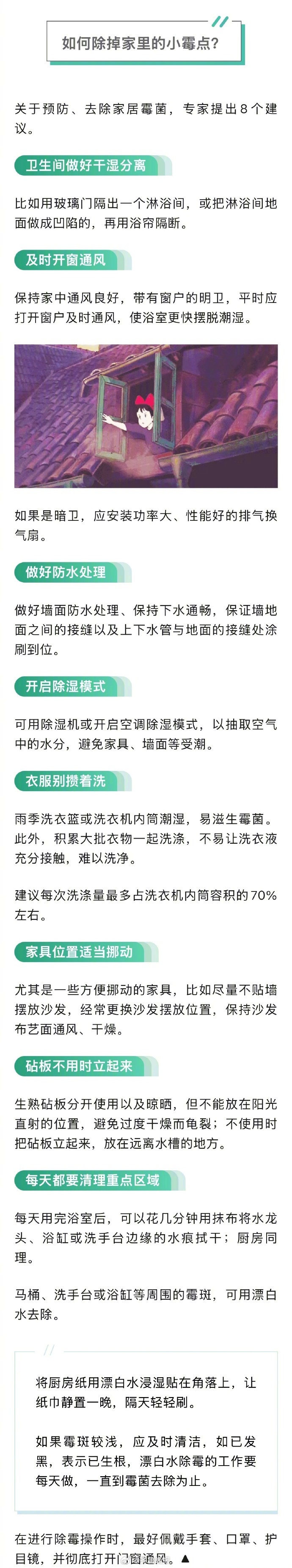 #日常实用大全#【#家里4个地方是霉菌重灾区#】居家环境中，哪些地方容易出现霉菌