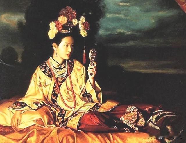 咸丰皇帝身体有点虚，后宫妃嫔不少，只生了两儿一女，次子当天生当天夭折。
排行最大