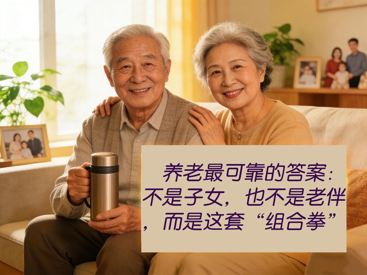 养老最可靠的答案：不是子女，也不是老伴，而是这套“组合拳”
这是一个直击每个人灵