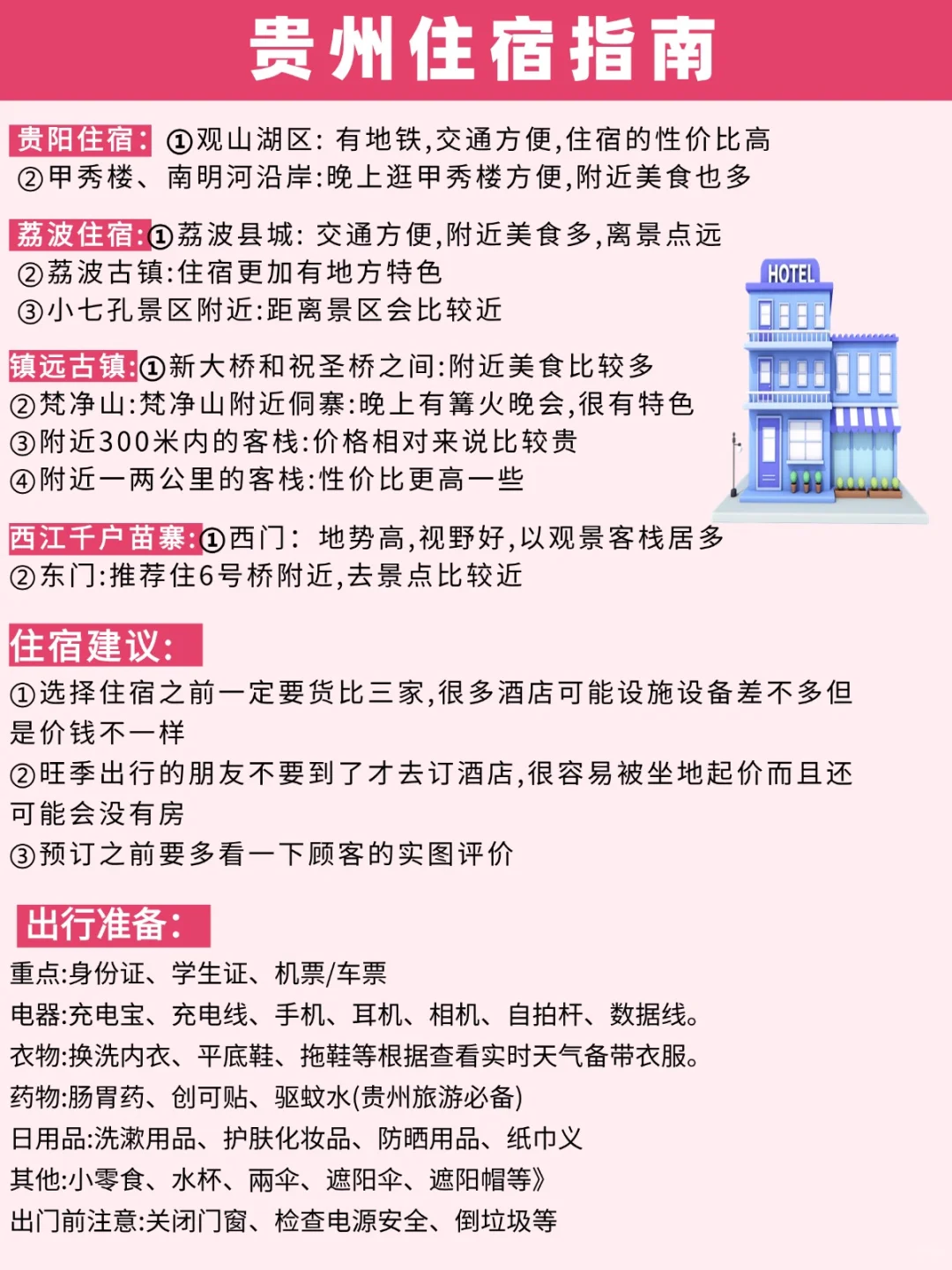 贵州旅游懒人版路线😍速来抄作业❗