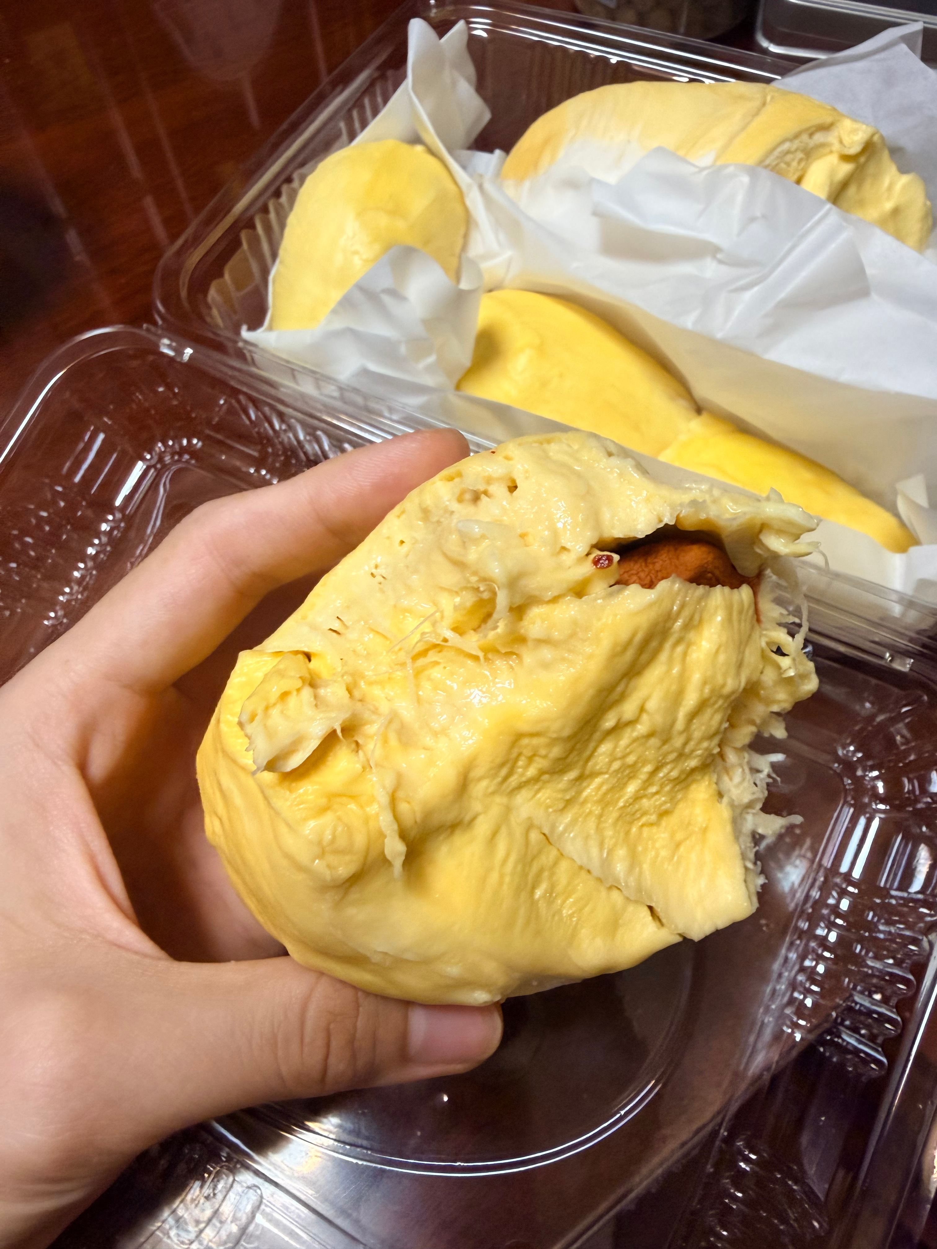 同城小时达买的榴莲！巨好吃，干包大肉，180包邮两斤