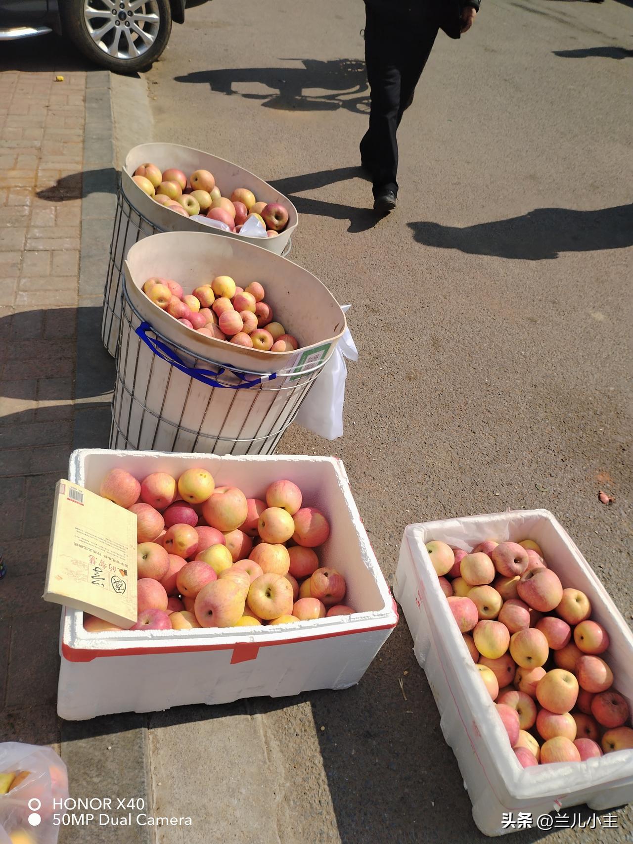 今天去市场上卖苹果，还带了一本书《国学的智慧》，看了有几页。忘带椅子了，有点累。