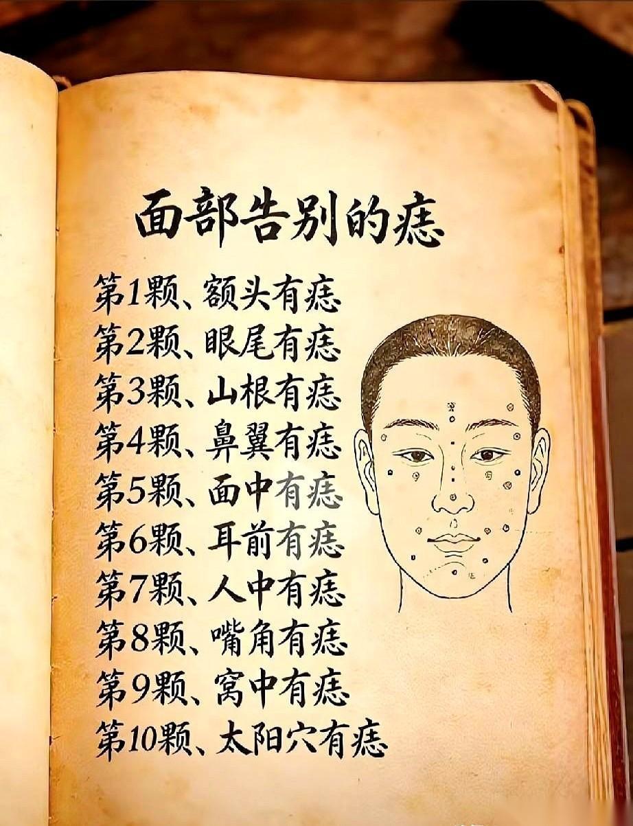 擦，别再盯着那颗痣了。什么额头高贵、眼尾桃花，那是算命先生哄你开心的。你看看自己
