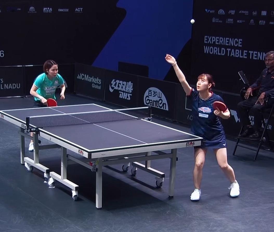 郑怡静 平野美宇 李恩惠晋级单打8强
2月14日，金奈球星赛，单打1/8决赛战况