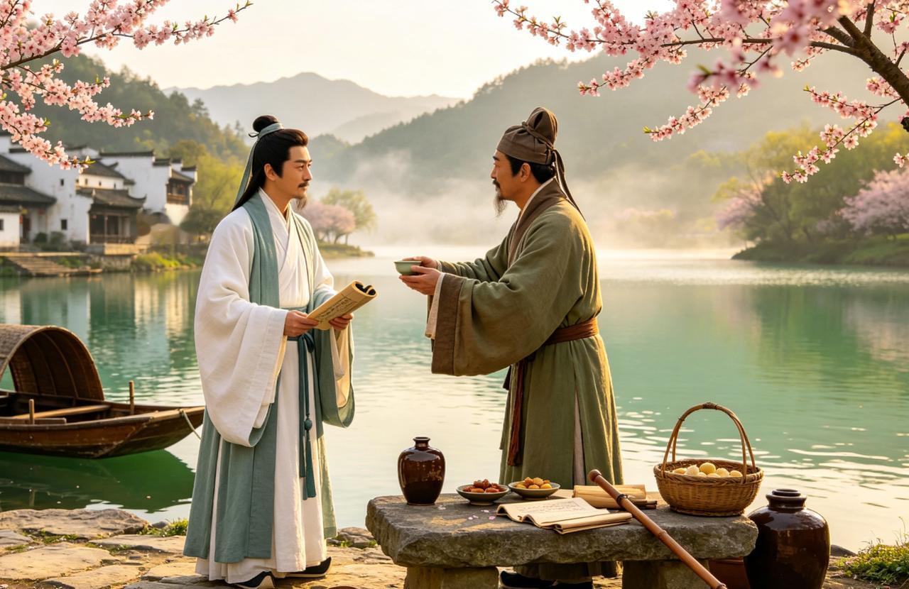 天宝十四年十一月，安禄山自范阳起兵，发动了遗害无穷的安史之乱。
幸运的是，李白和