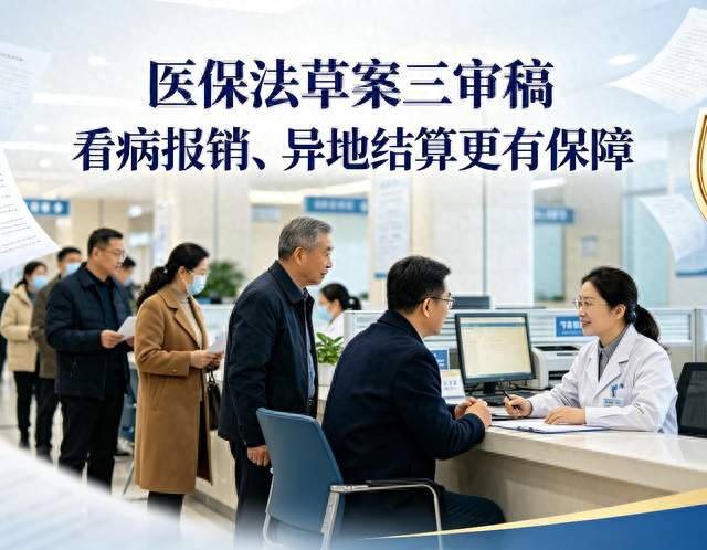 医保法草案三审稿来了！异地就医结算、长护险、灵活就业参保