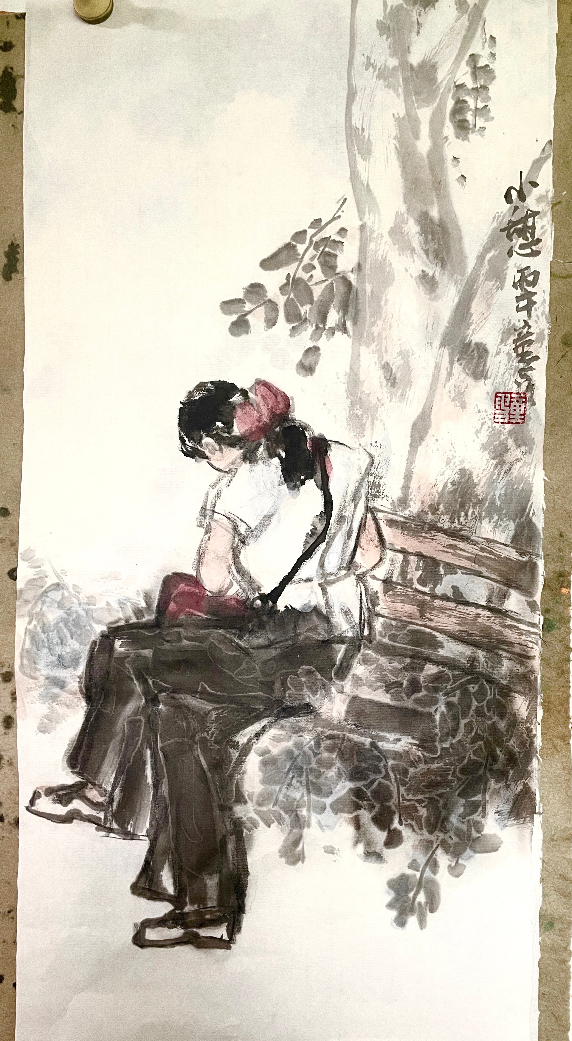 卢氏水墨  小憇 