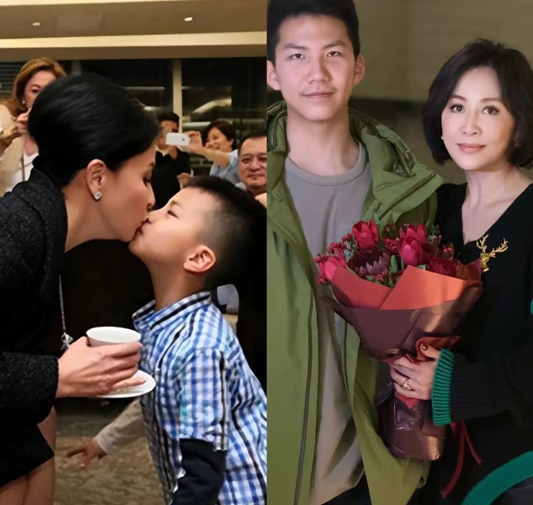刘嘉玲对干儿子的大方，真的让我忍不住惊叹！和梁朝伟结婚多年没生娃，认了胡军儿子胡