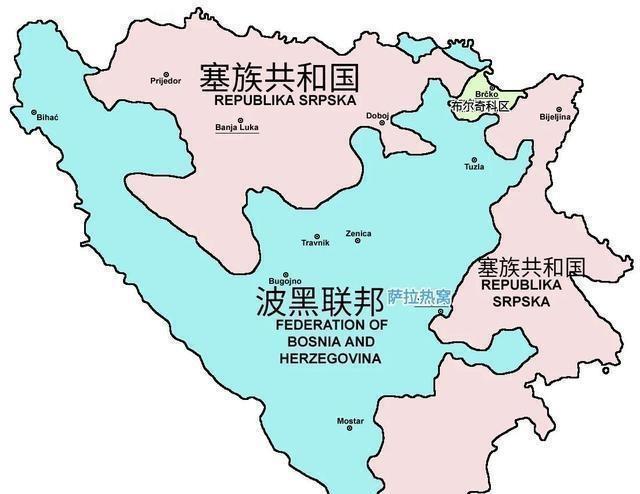波黑这个国家，地图上明明涂着完整的颜色，可你一脚踏进去就会发现，它更像是被一堵看