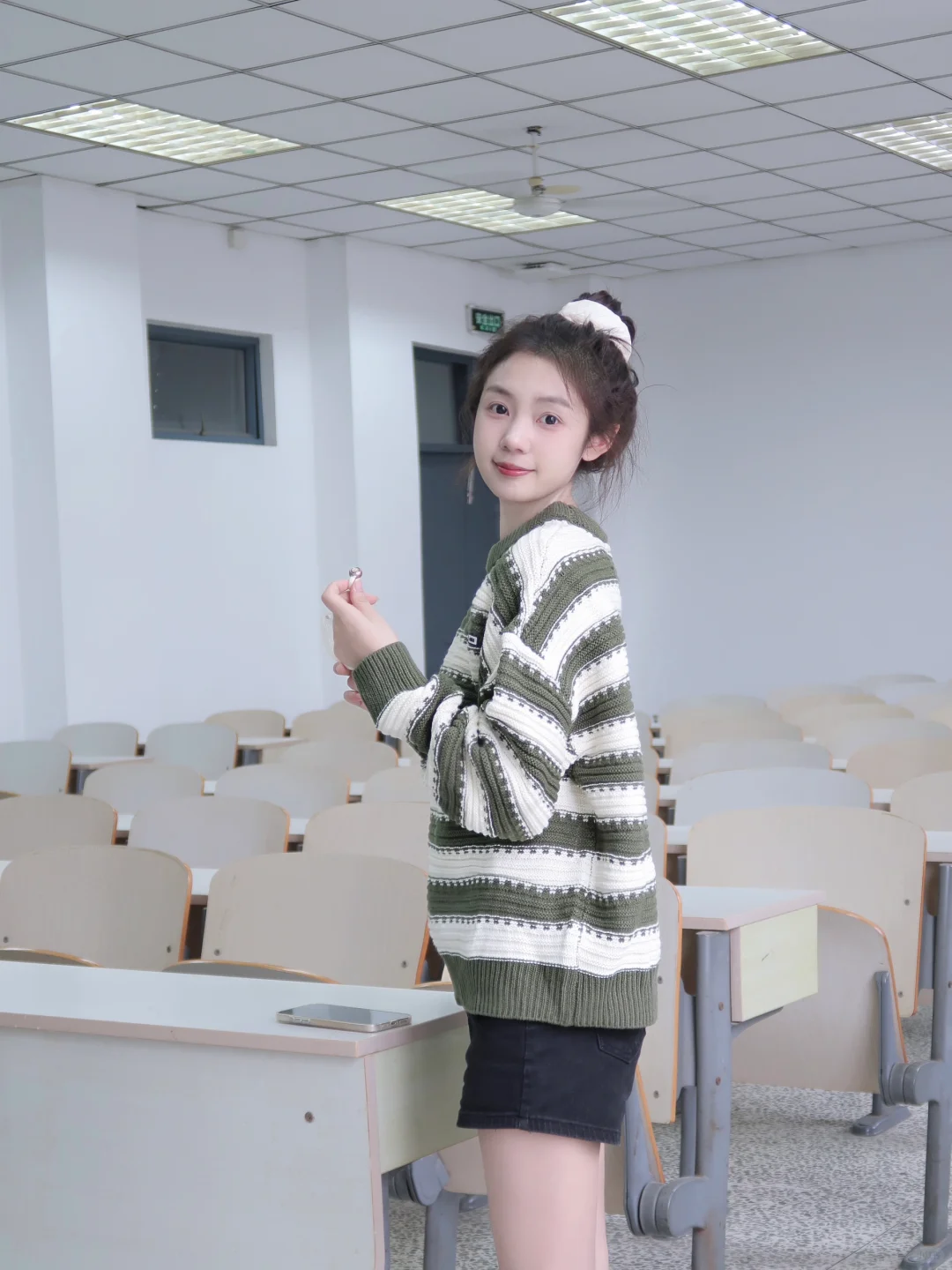 丸子头好可爱