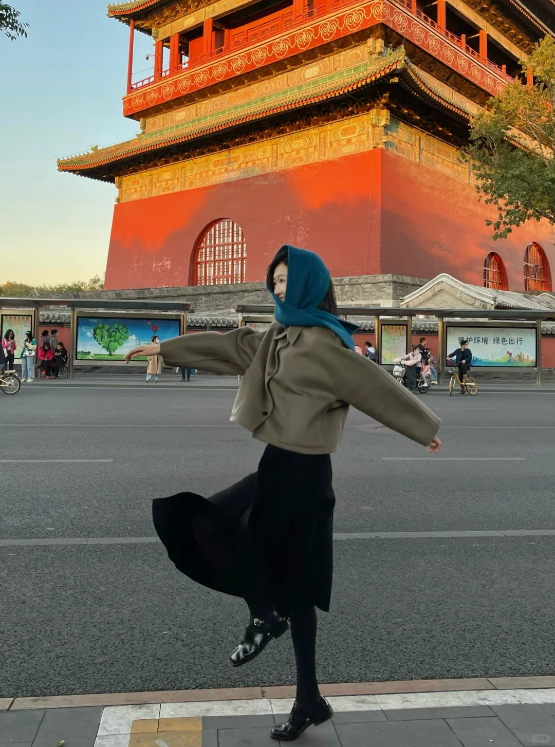 今天穿什么 我的围巾帽子