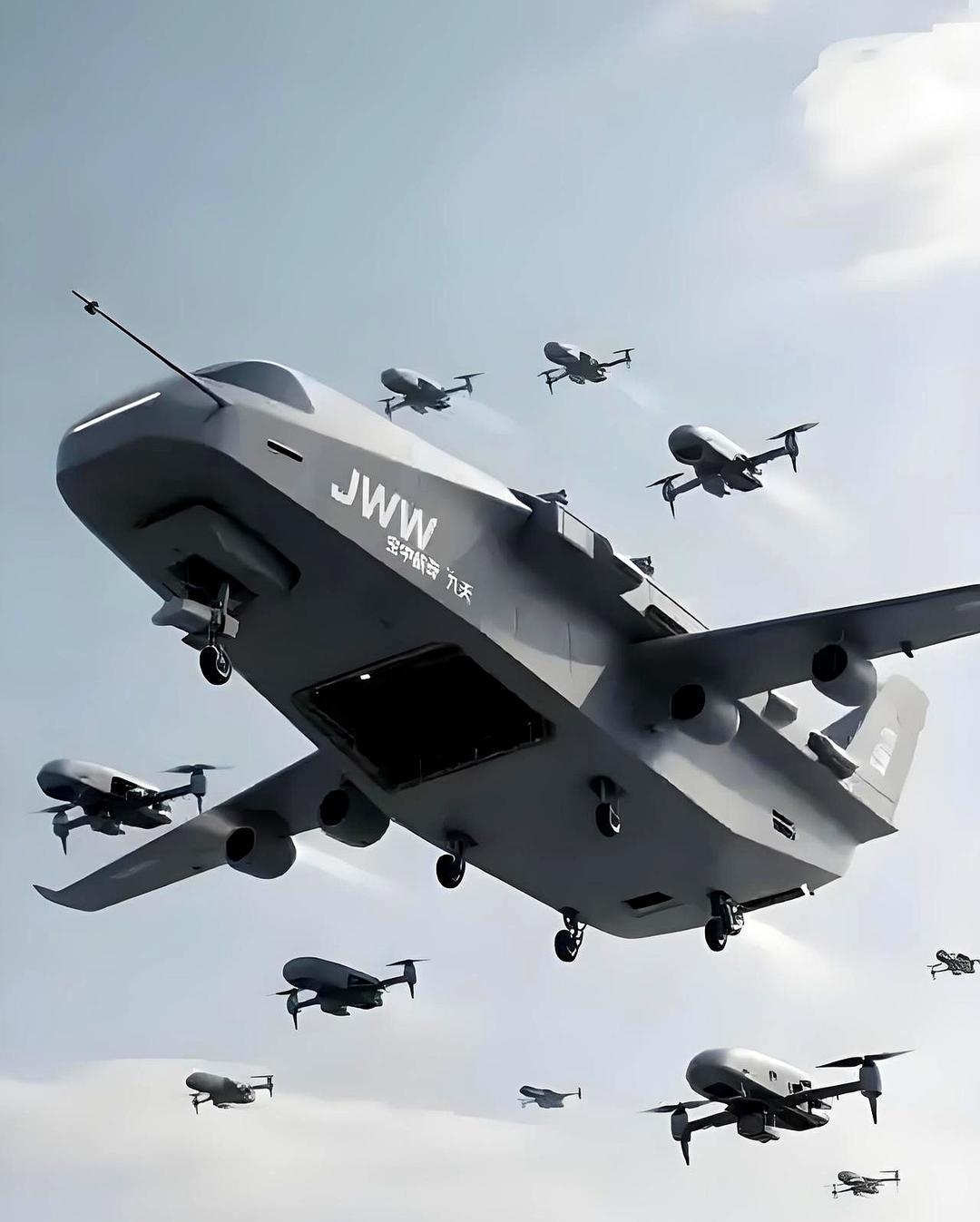 世界首艘空中航母首飞成功，它叫“九天”，来自中国！
 如果说航空母舰是近代最牛的