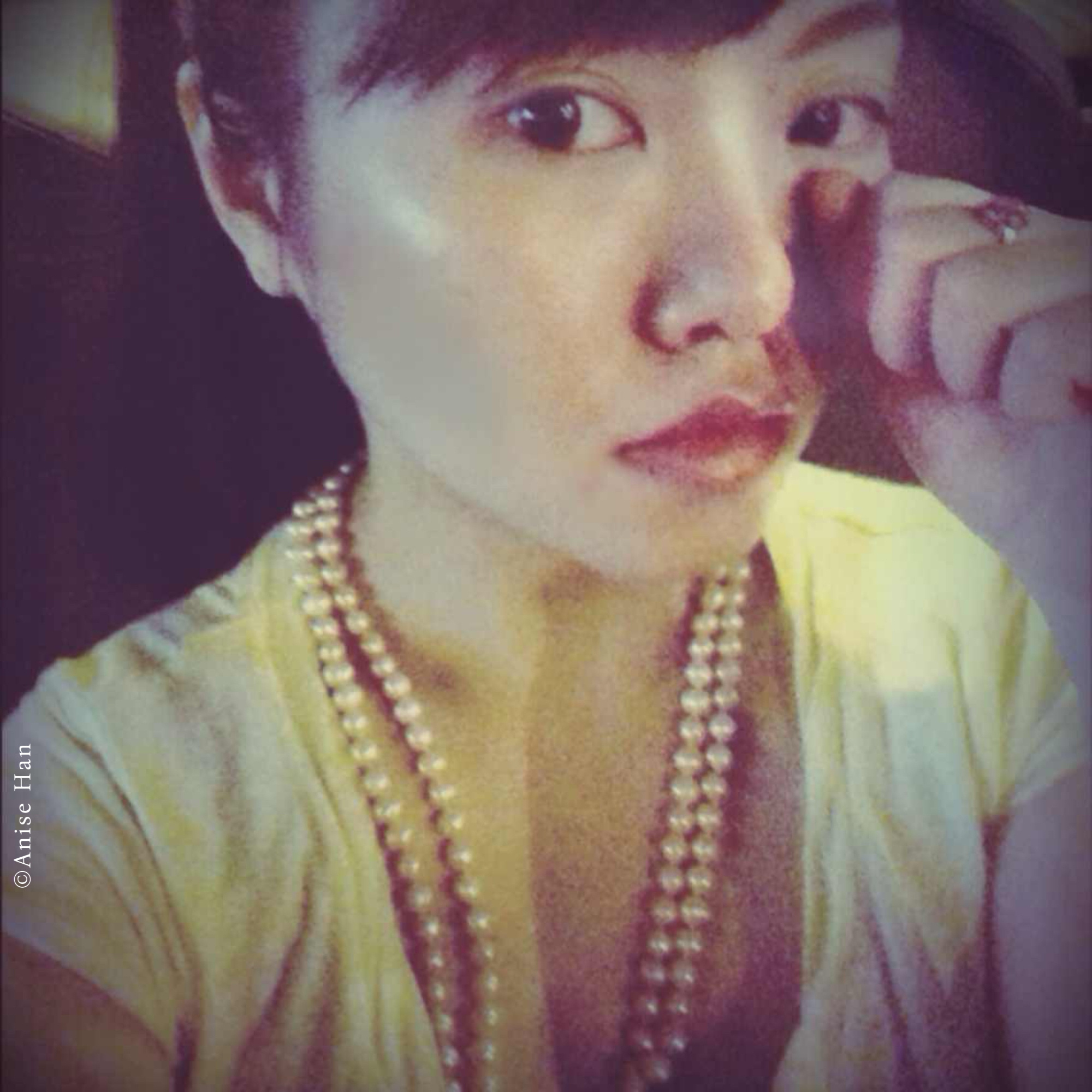 tbt 被盗图的一张自拍 三十岁出头吧 我在出租车上拍的 