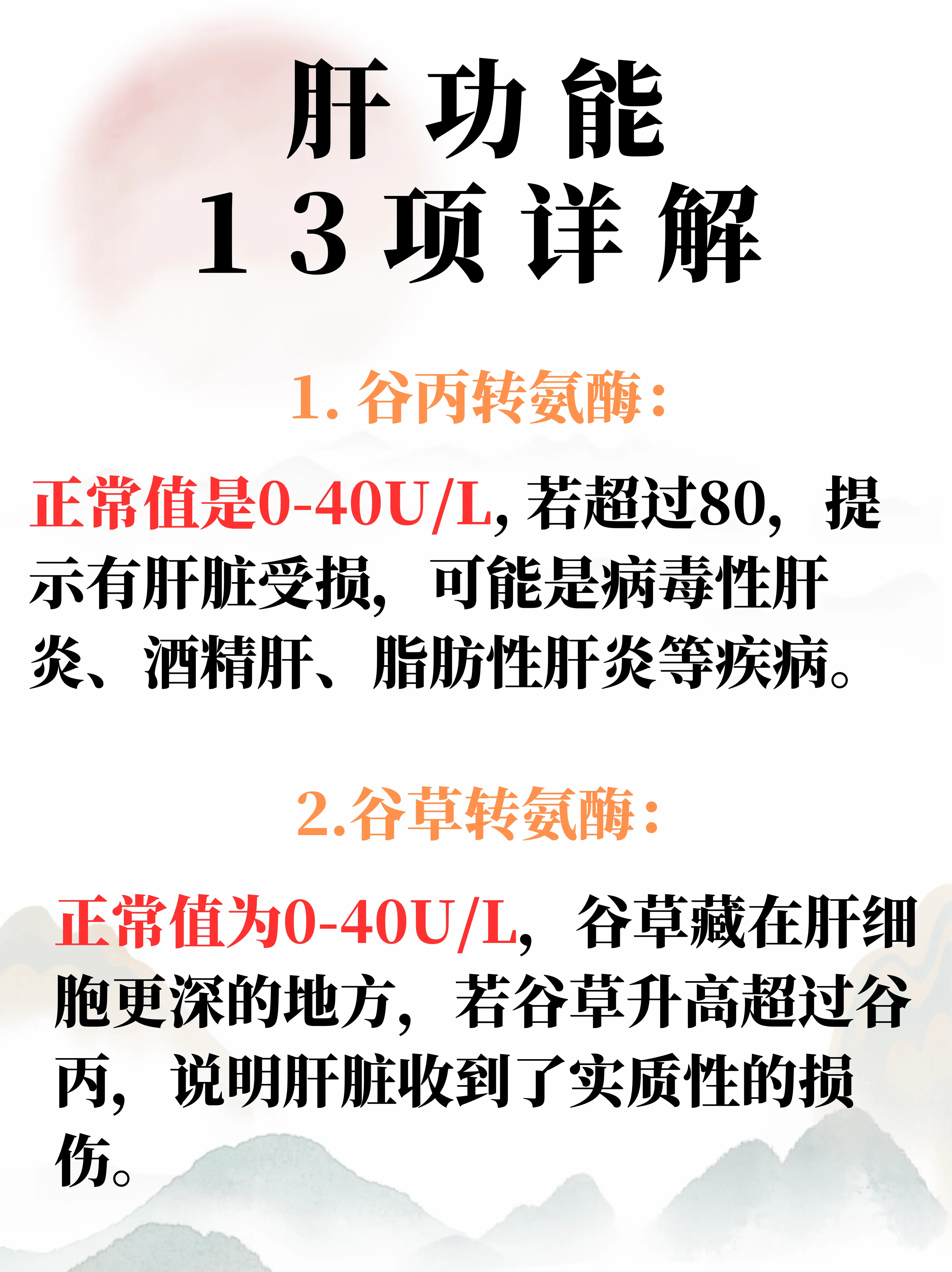 肝功能 肝功13项 医生科普 乙肝 肝硬化