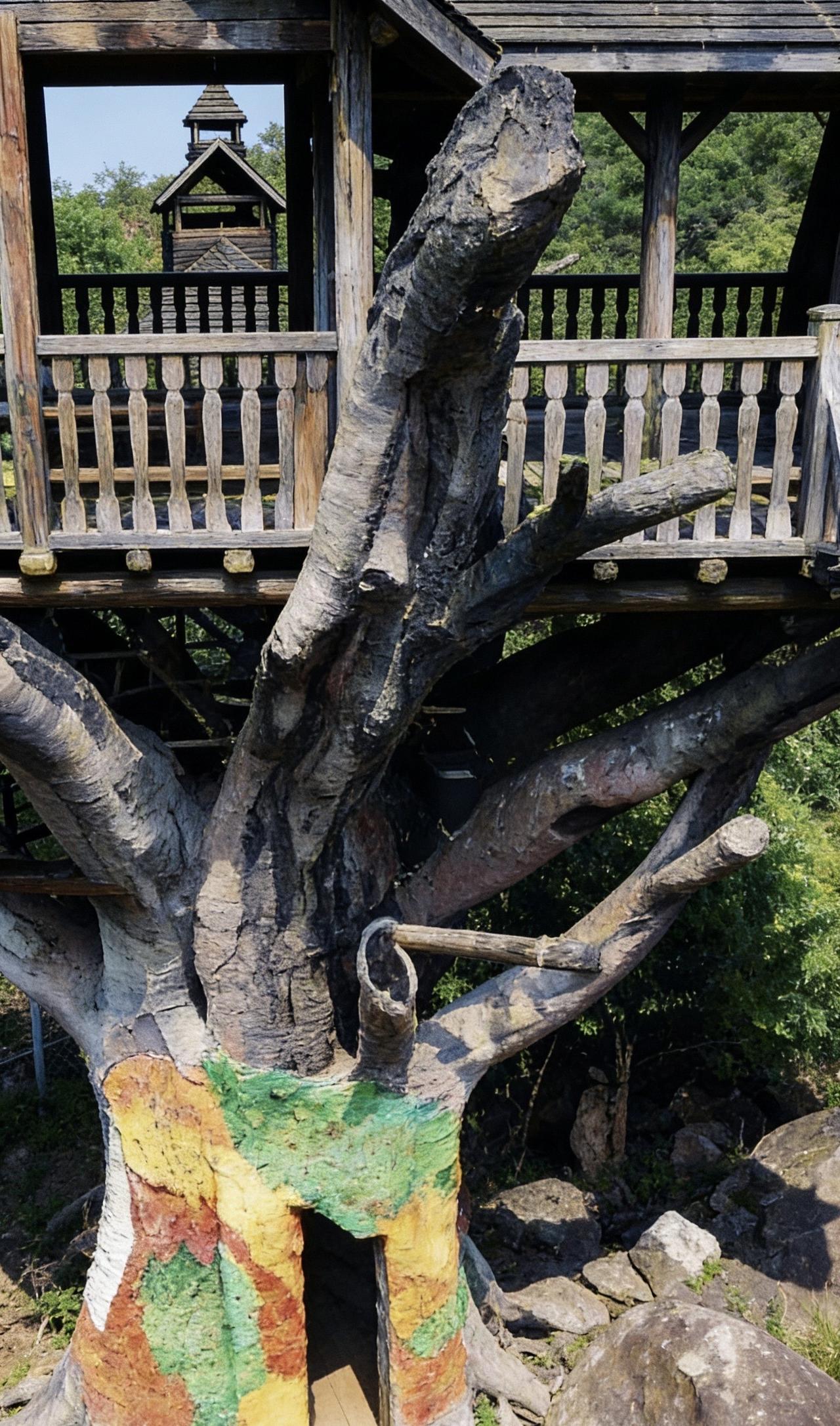 白水寨藏了童话树屋！森系出片绝了
📍广州 白水寨风景名胜区-树屋
📍具体位置