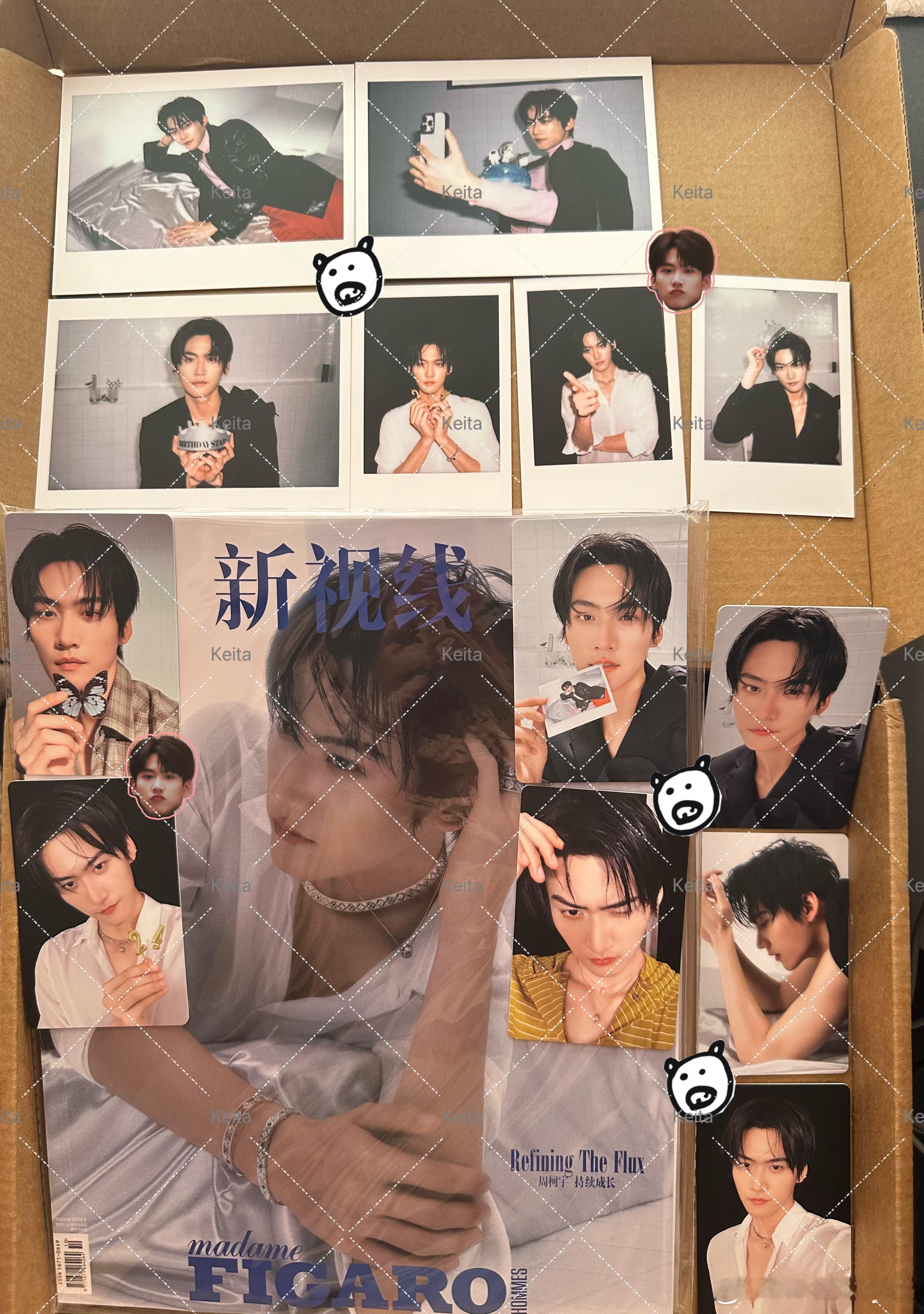 周柯宇费加罗男士欲感湿发封面大片oooooo本想等下一本到来后再一起发的，实在是