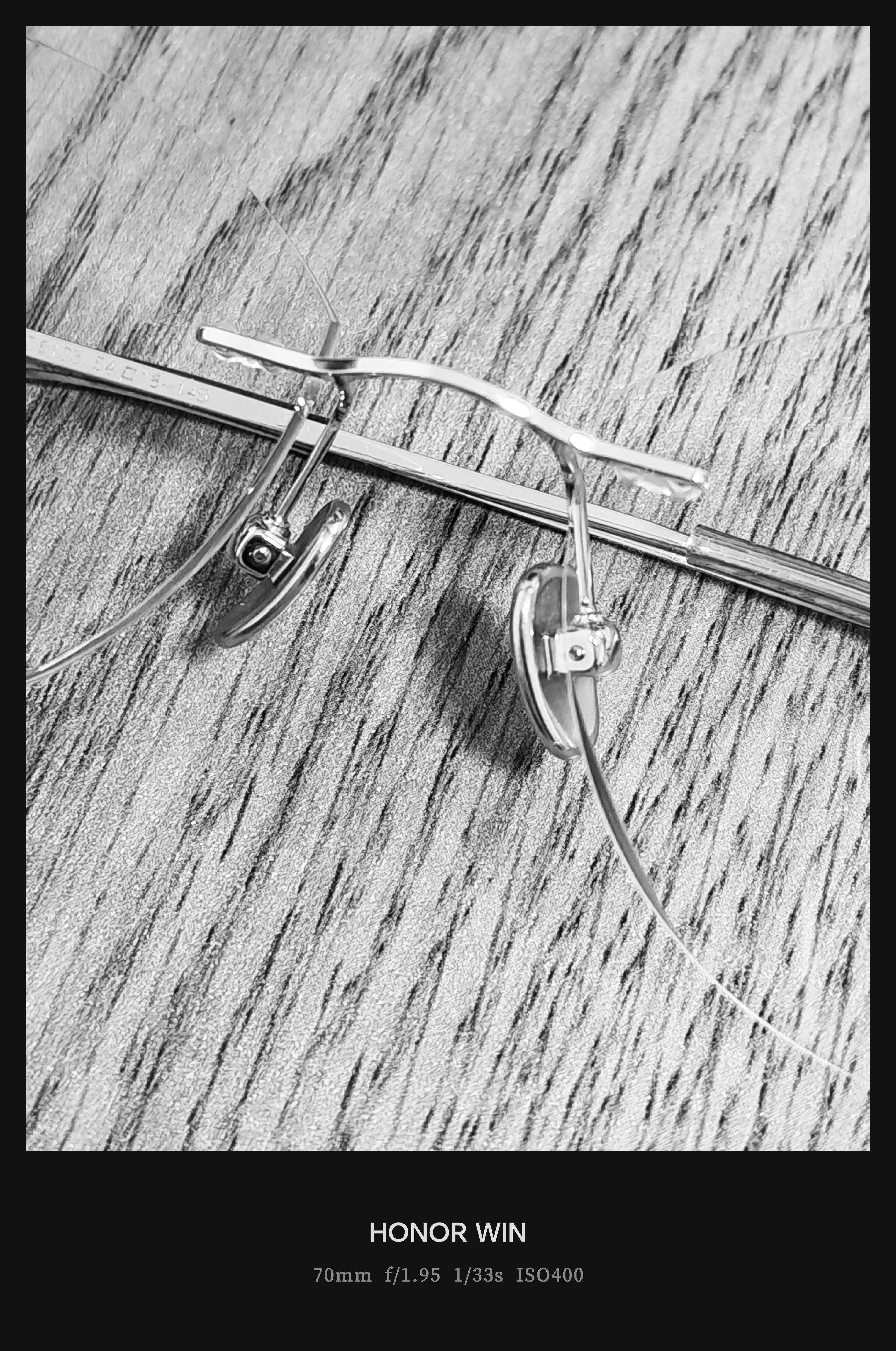 配了款类似高启兰戴的无框眼镜👓 戴上感觉整个人都更A了