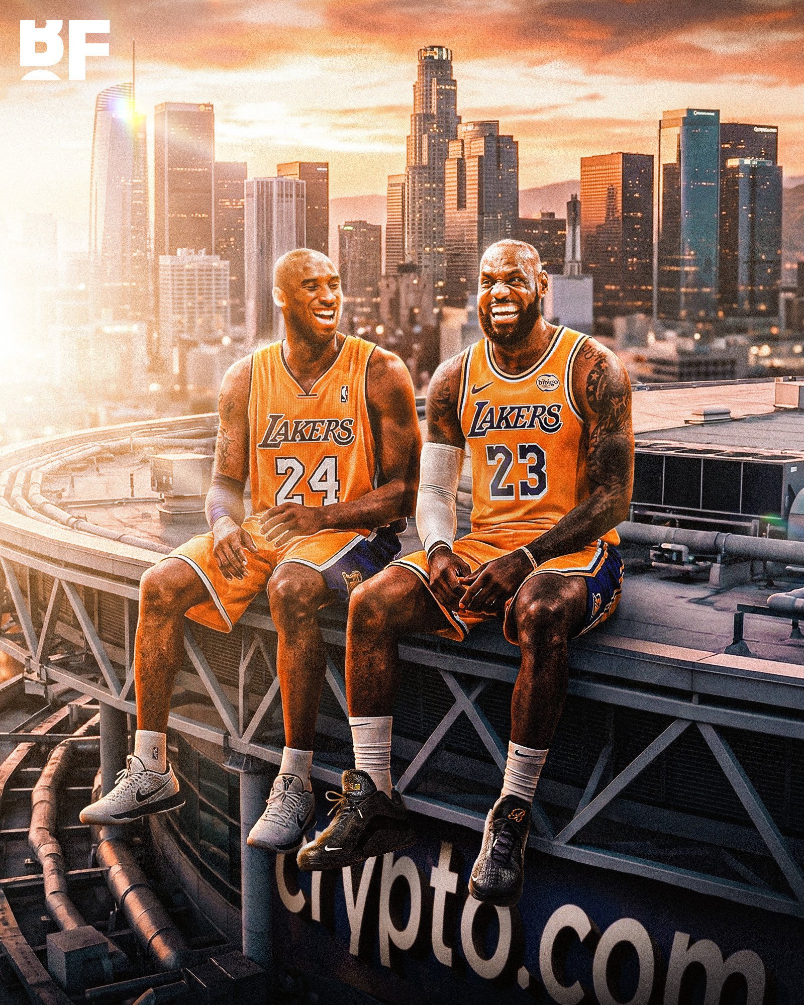 湖人史上只有两名球员命中1000个三分，一是科比，二是老詹。NBA