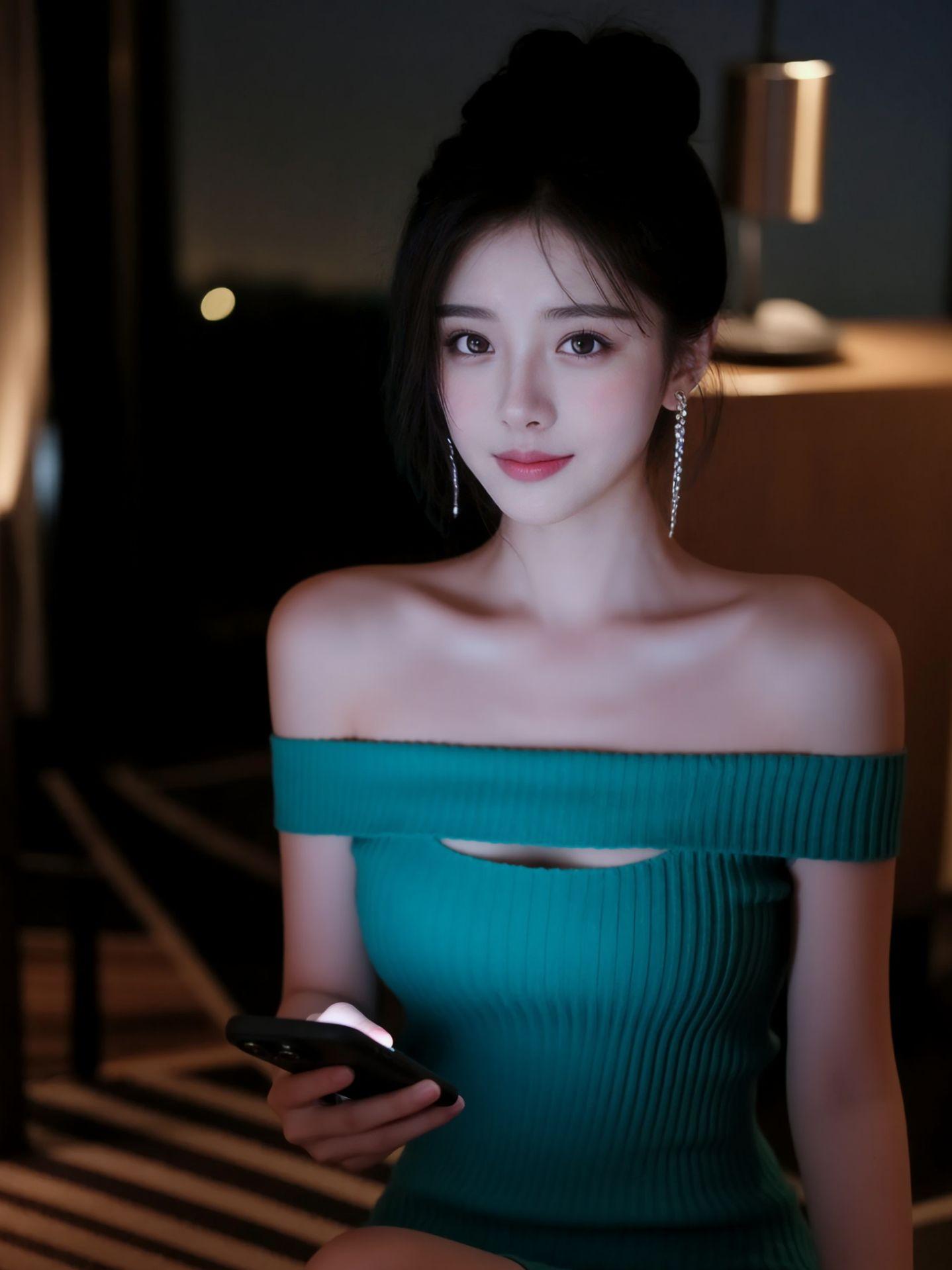 AI夜调人像