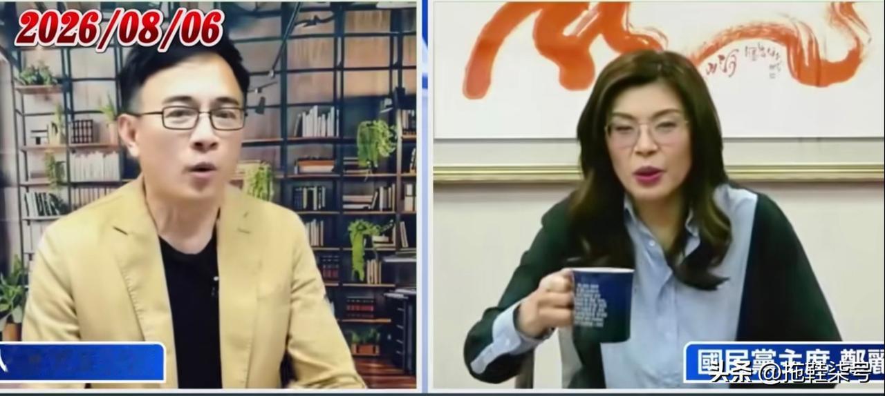 台湾媒体人彭文正首访郑丽文，开口就问：“我们俩有没有渊源，有没有过节？”

郑丽