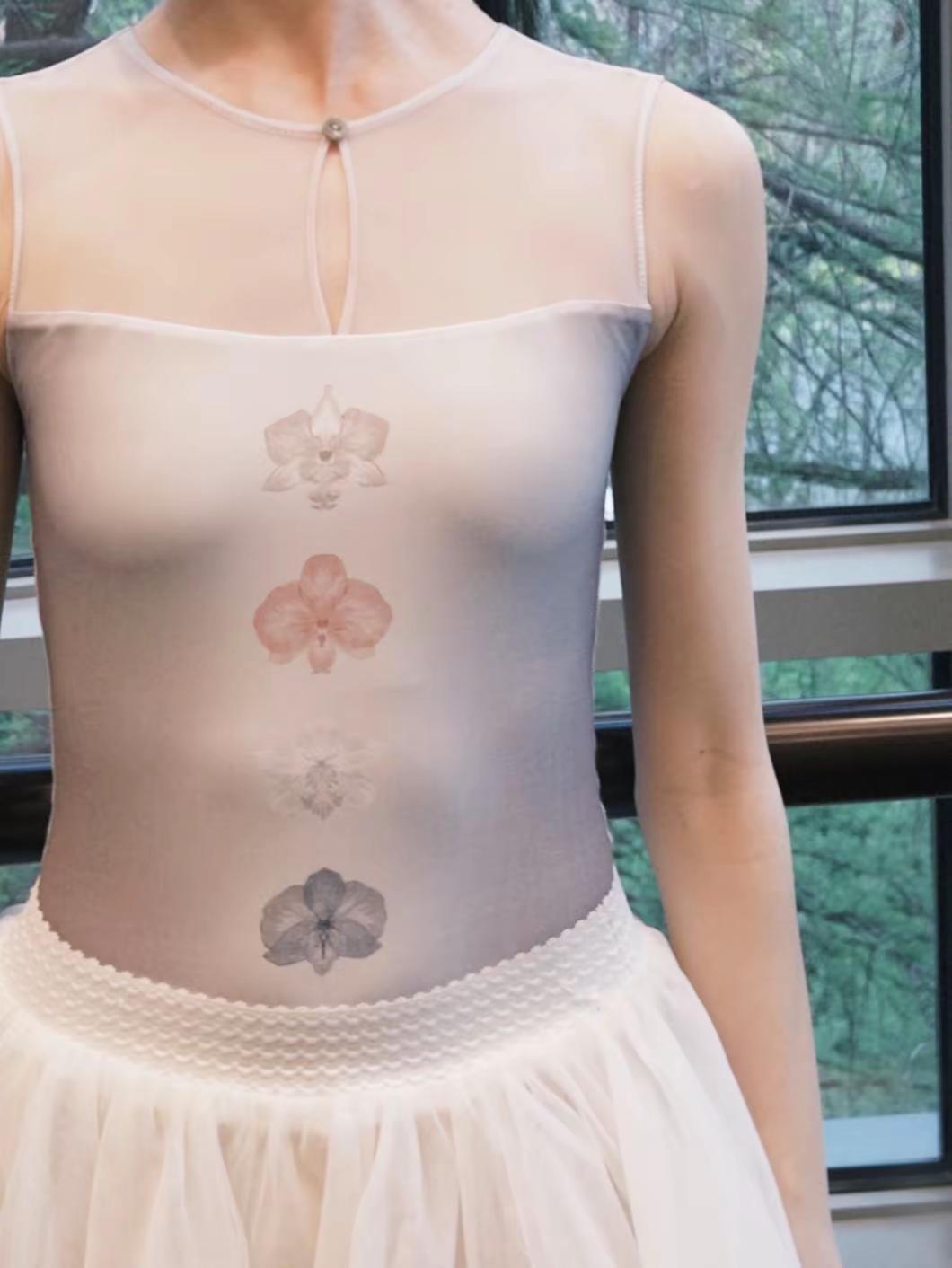 🦋🩰蝴蝶兰的花语是。梦中情花 开在了芭蕾体服上芭蕾 芭蕾舞 芭蕾女孩 芭蕾风