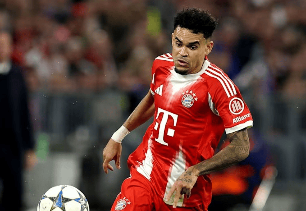 迪亚斯本赛季德甲已总共5次染黄，缺席拜仁下轮vs美因茨联赛