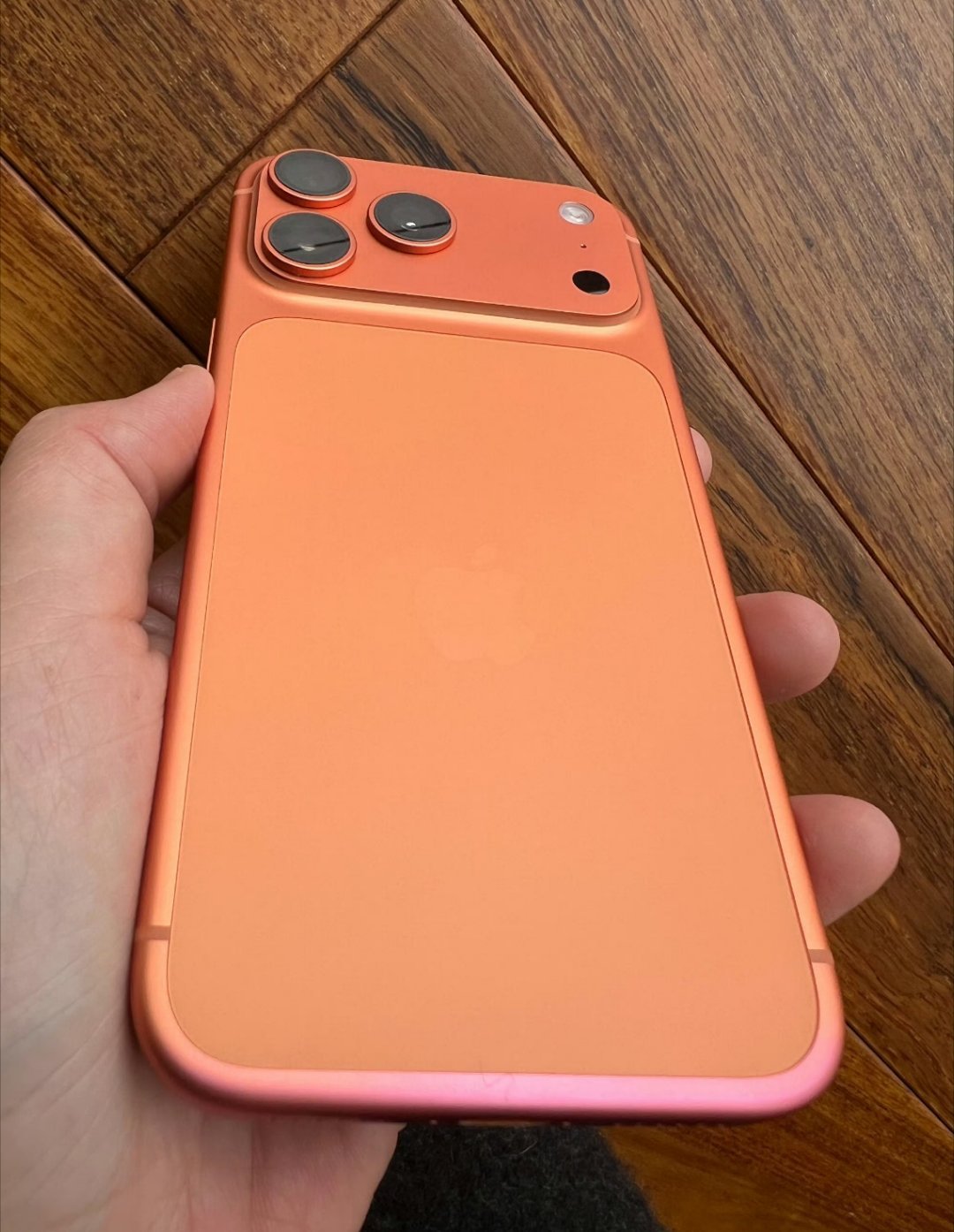 iPhone17只用一个月橙色变粉色呦，还能解锁隐藏色呢，阔以阔以