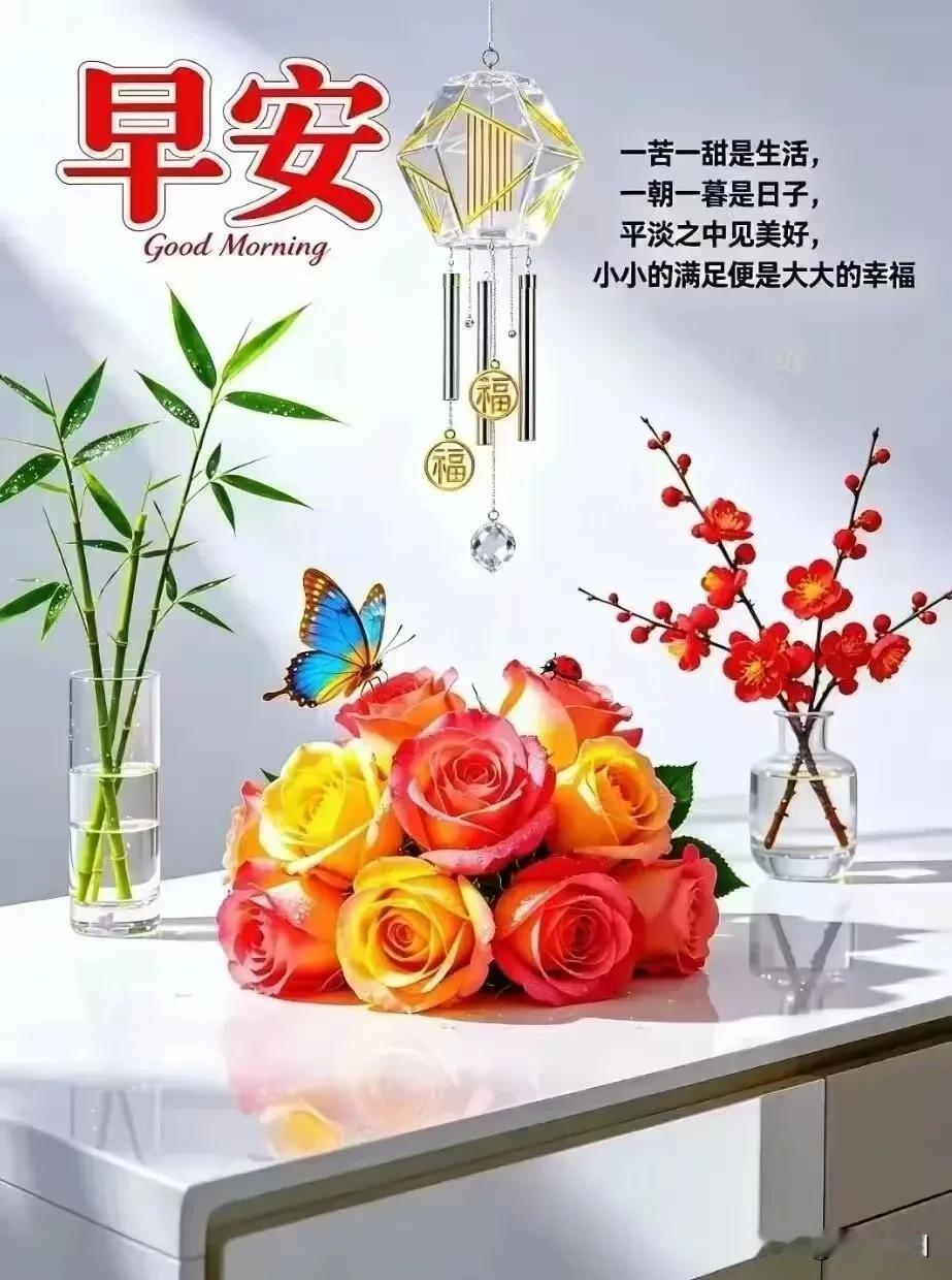 《卜算子·悟寻常》

一苦一甜凝生活，
朝暮度流年。
平淡光阴藏清欢，
小愿心头
