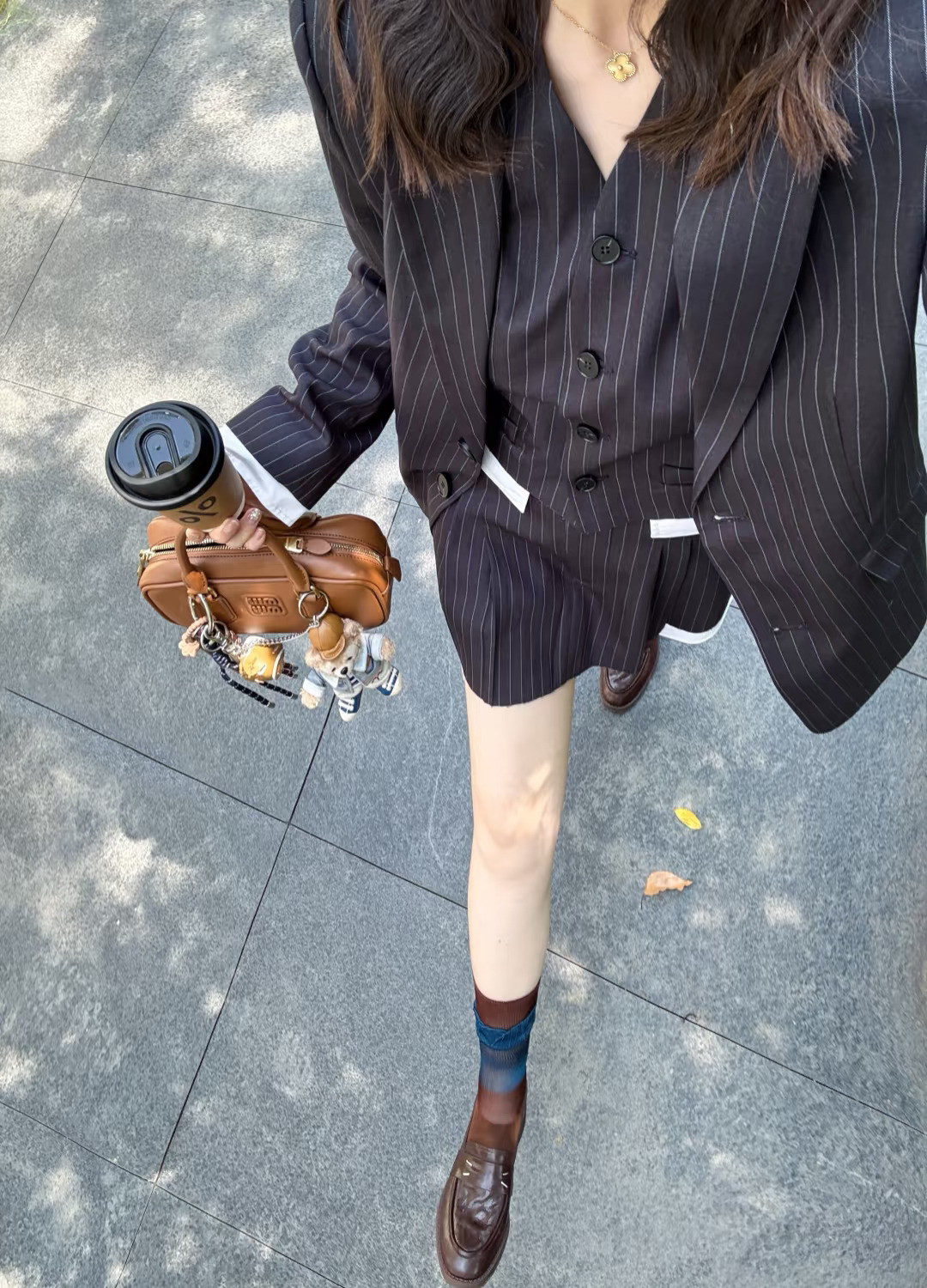 精致牛马早秋超爱的西装套装！miu系真的绝美