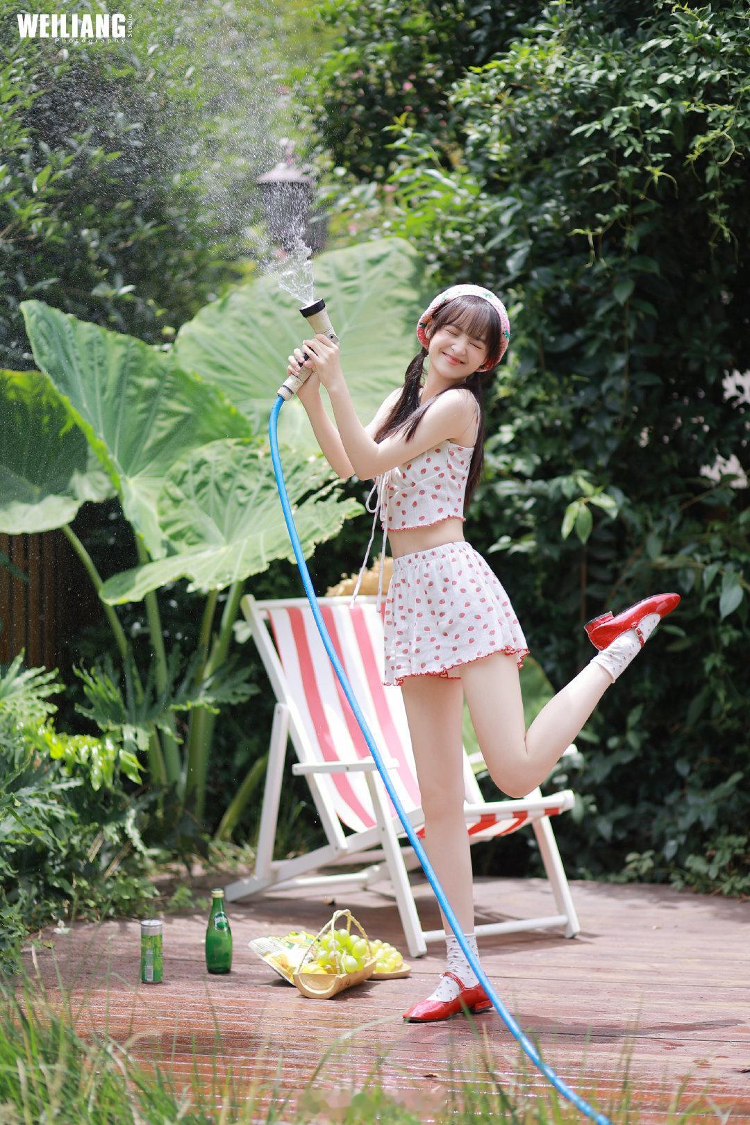 #微凉时光馆# #西安约拍[超话]# #少女写真# 太开心啦！ ​​​