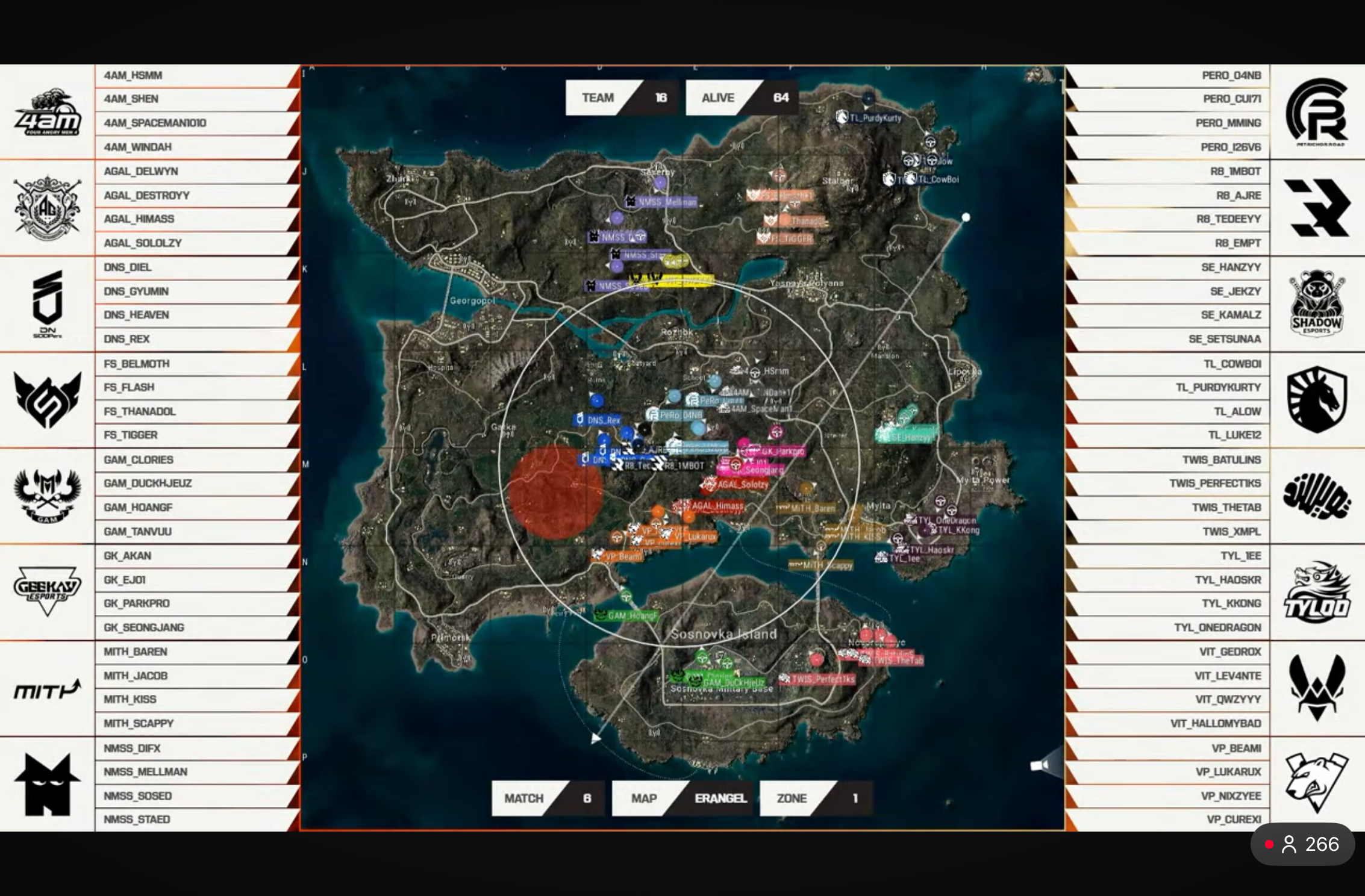 【ewc电竞世俱杯  EWC 小组赛AB组】第六局赛况回顾🧐排名🌊：11淘汰