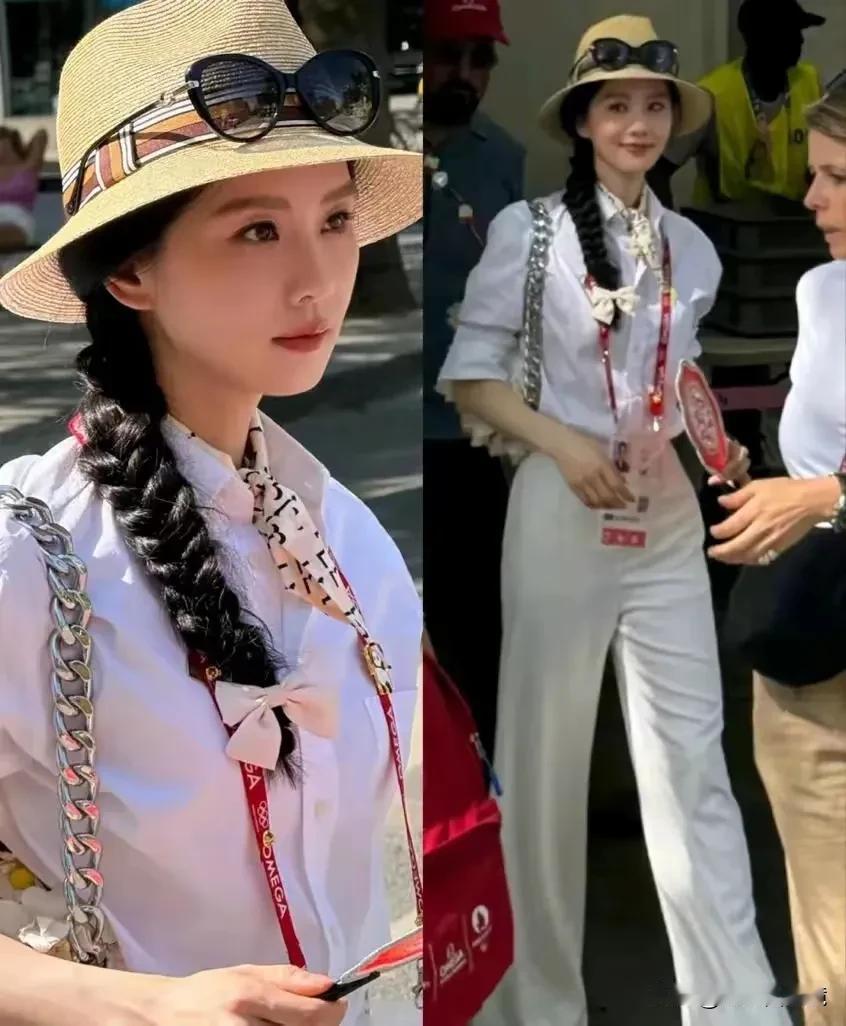 刘诗诗这一次利用巴黎奥运会的平台进行宣传，发布了自己的很多照片，本想蹭一蹭体育盛