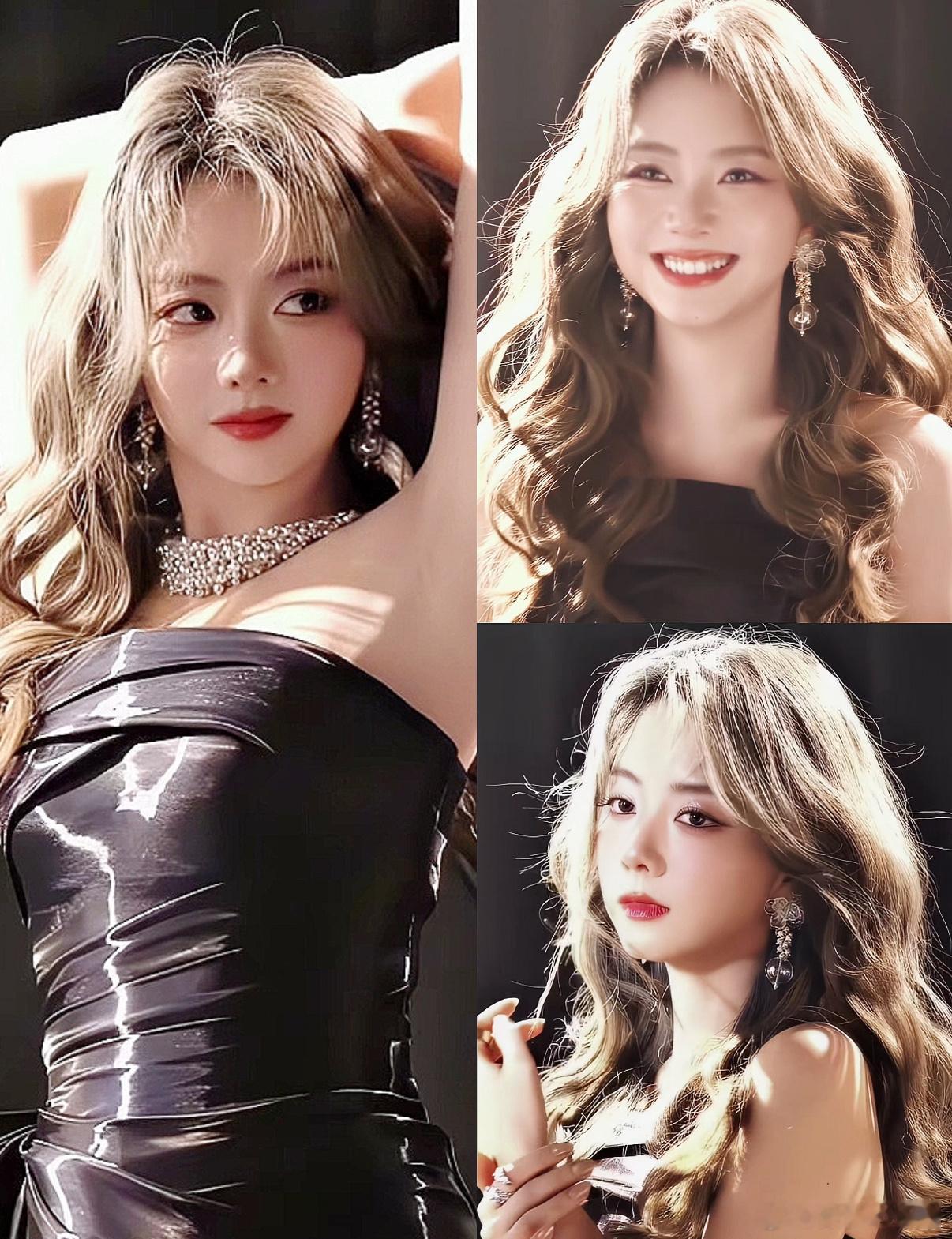 第一次见谭松韵这个造型，好美啊 