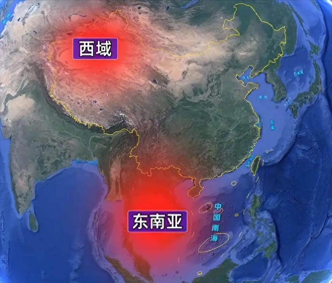 为什么古代中国不要温暖湿润的东南亚，反而死磕沙漠遍地的西域？
提到古代中国的疆域